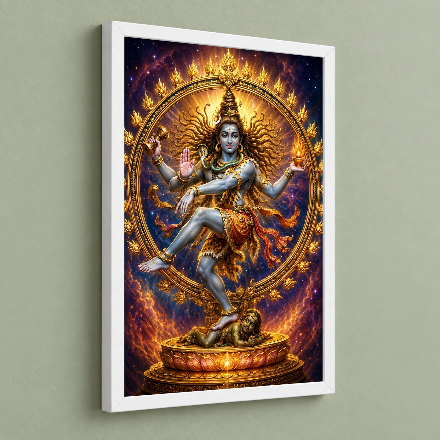 Nataraja Cosmic Celestial Aura Photo Frame, view 5