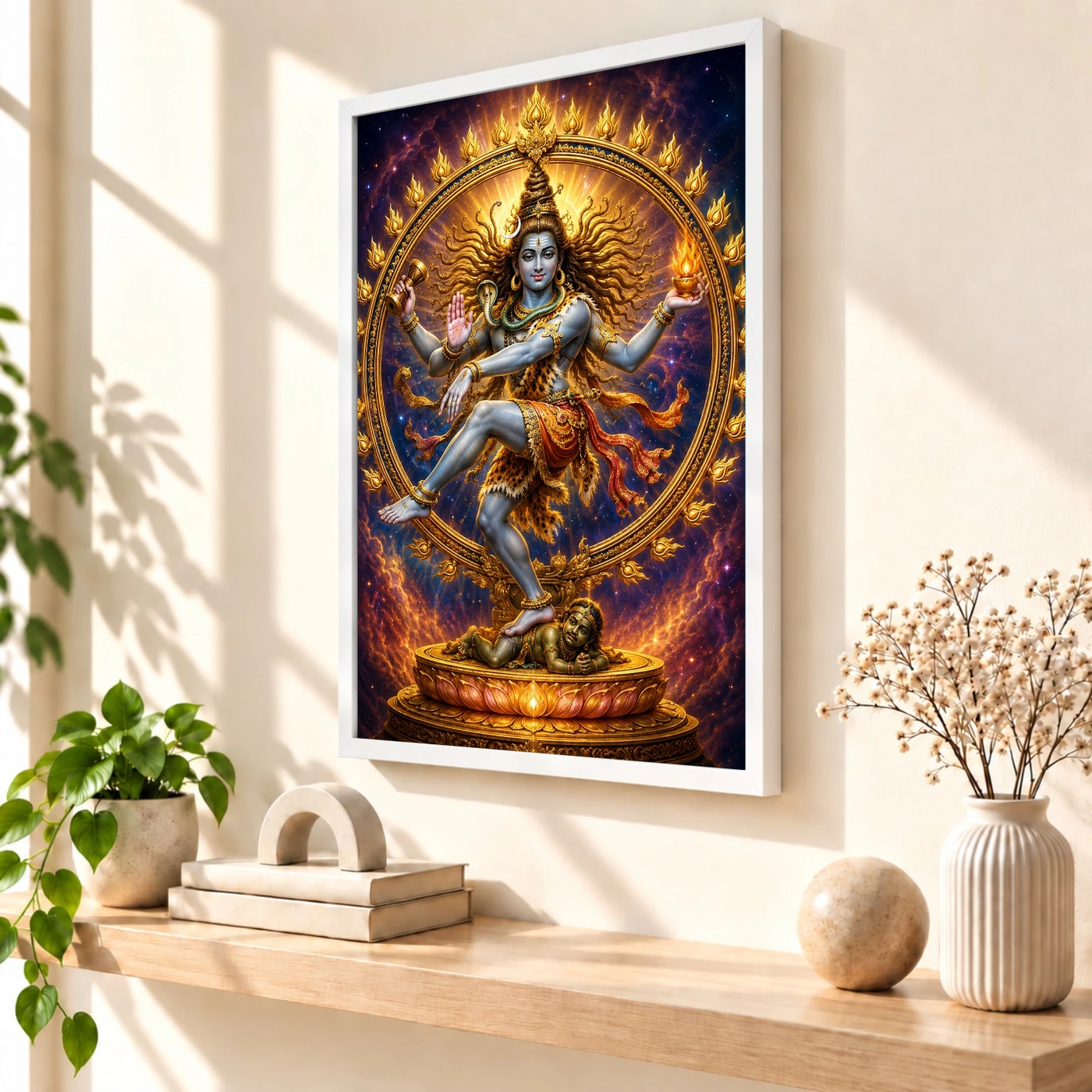 Nataraja Cosmic Celestial Aura Photo Frame, view 7