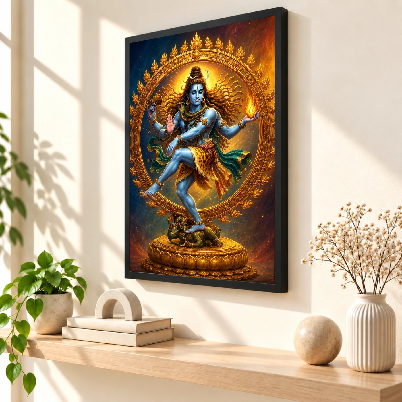 Nataraja Royal Jewel-Toned Portrait Photo Frame, view 2
