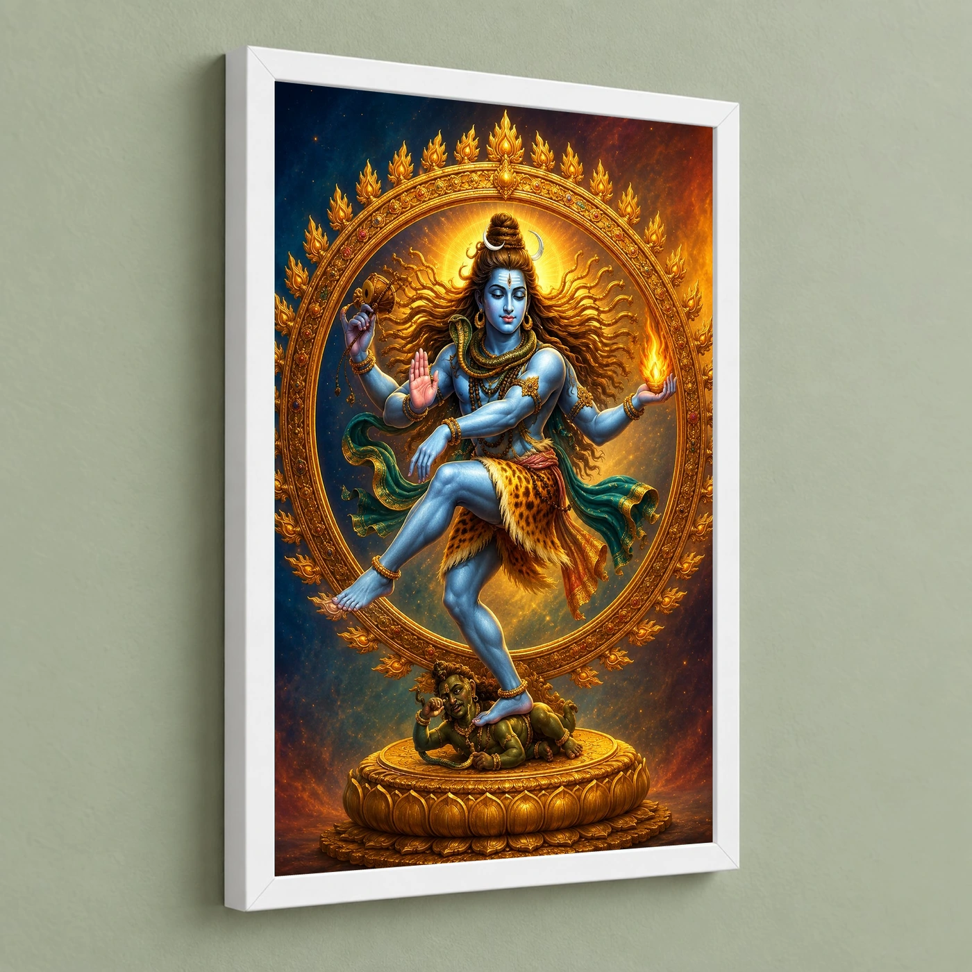 Nataraja Royal Jewel-Toned Portrait Photo Frame, view 5