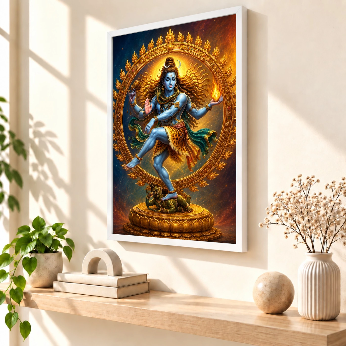 Nataraja Royal Jewel-Toned Portrait Photo Frame, view 7