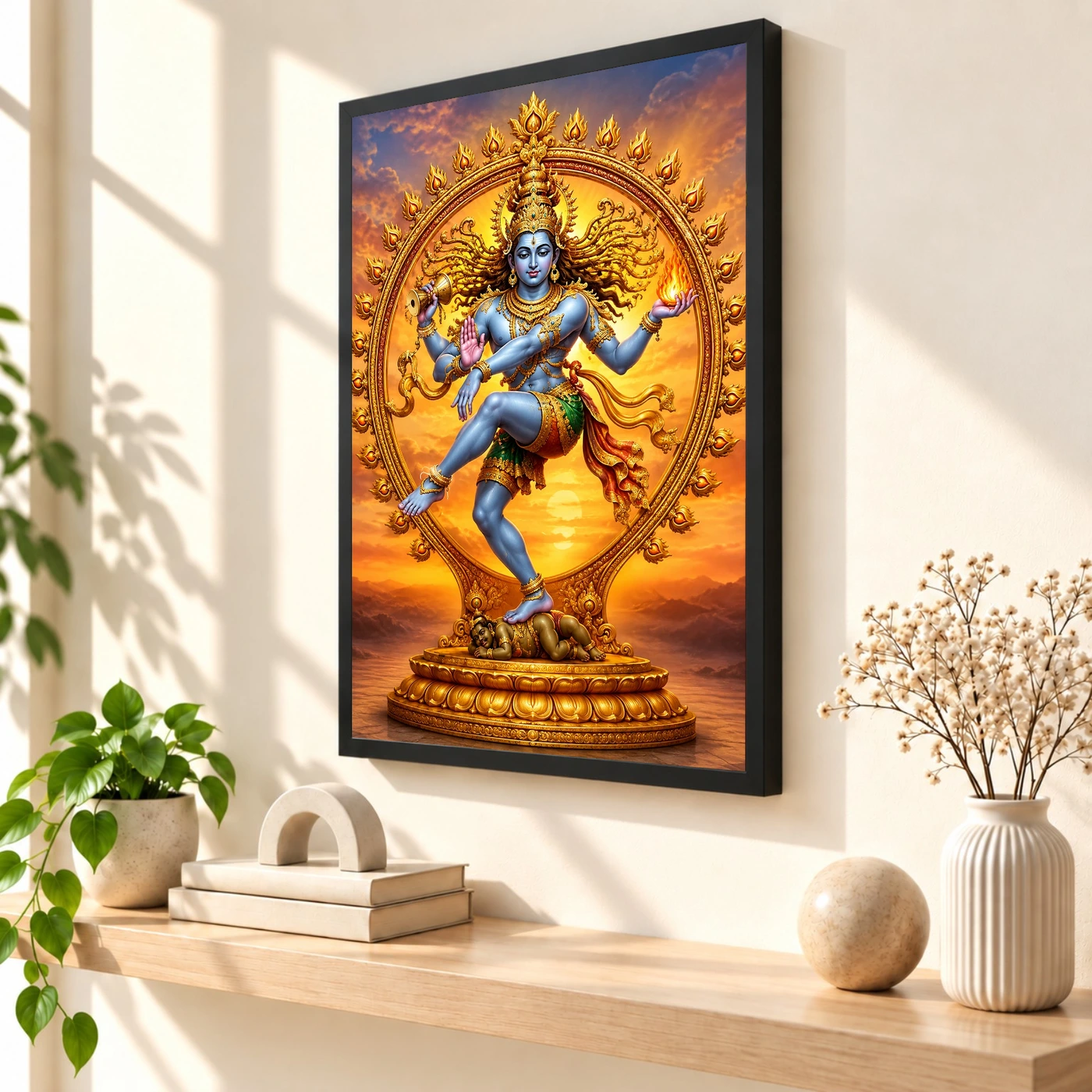 Nataraja Serene Sunrise Blessing Photo Frame, view 2