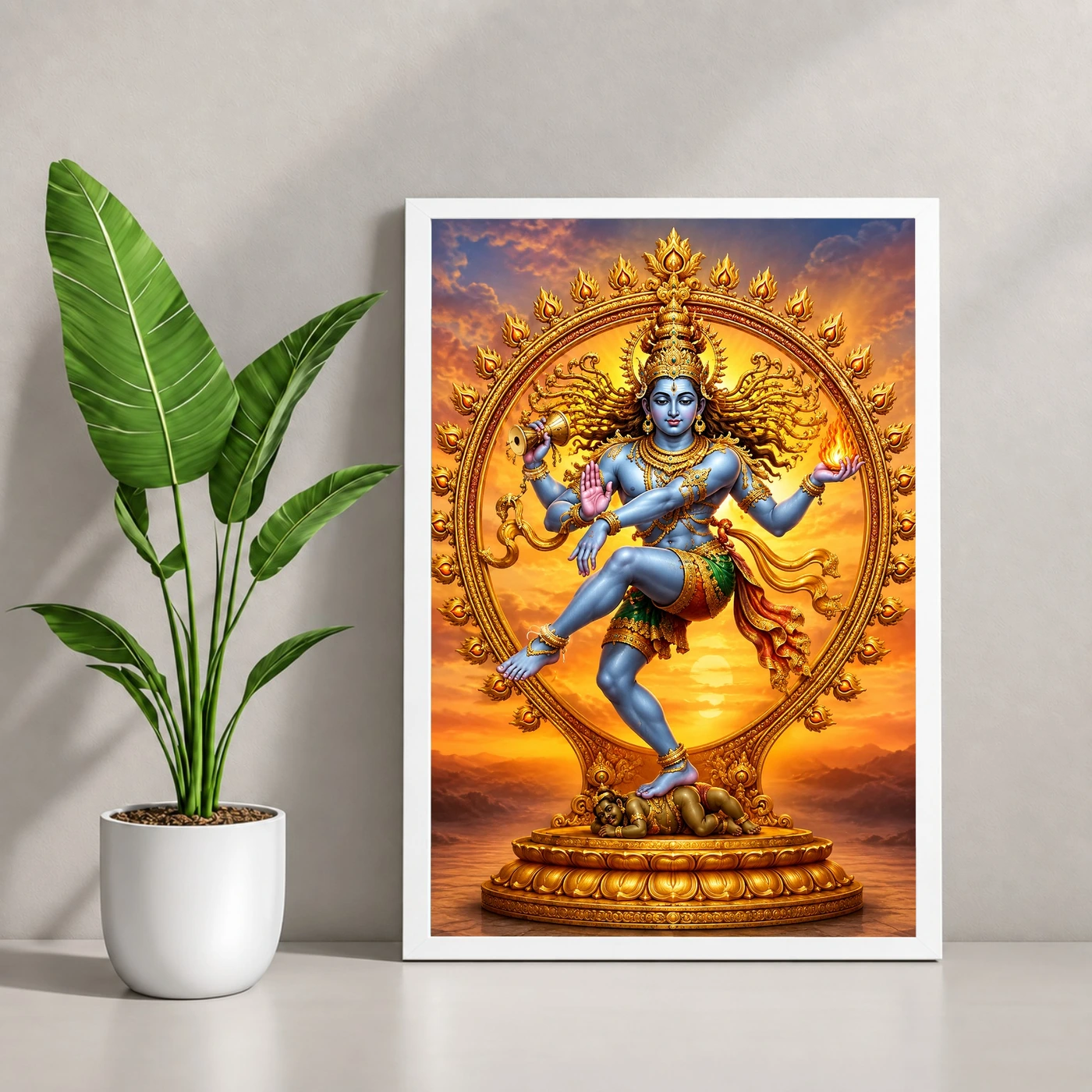 Nataraja Serene Sunrise Blessing Photo Frame, view 4