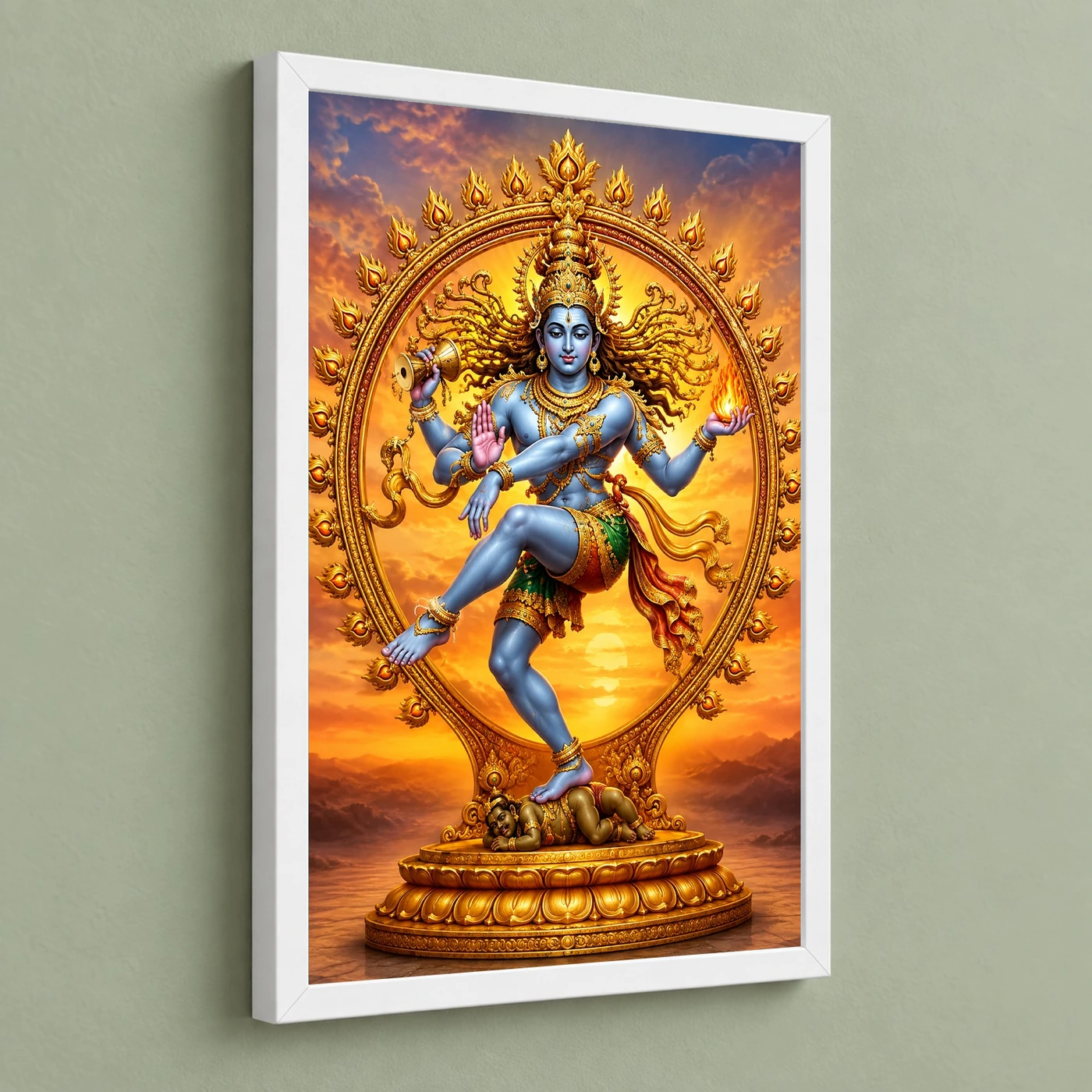 Nataraja Serene Sunrise Blessing Photo Frame, view 5