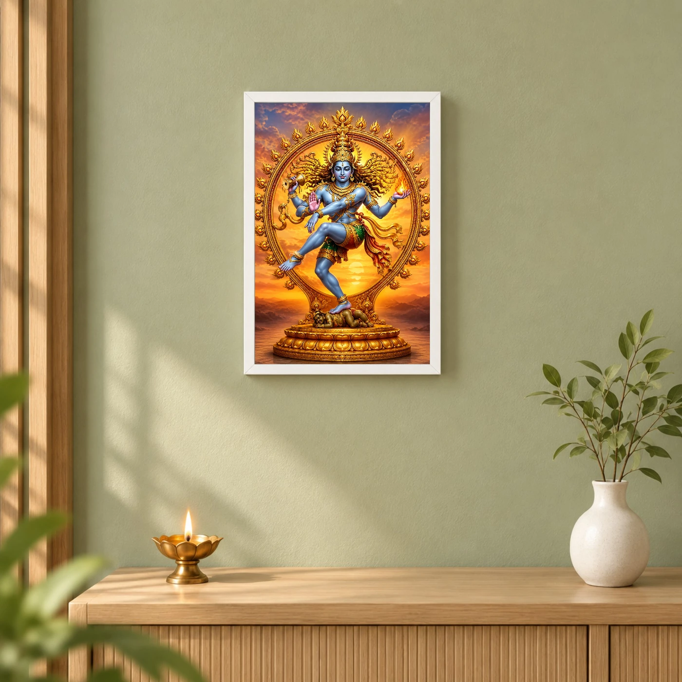 Nataraja Serene Sunrise Blessing Photo Frame, view 6