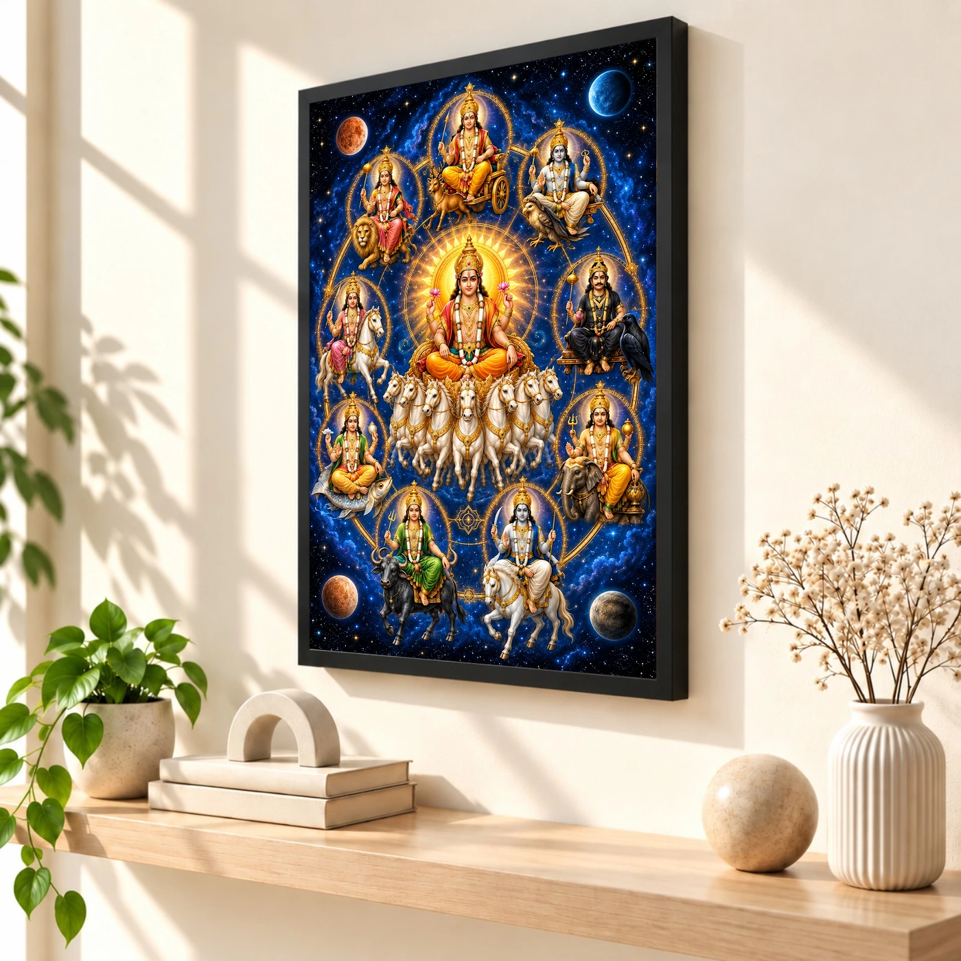 Navagraha Cosmic Mandala Photo Frame, view 2