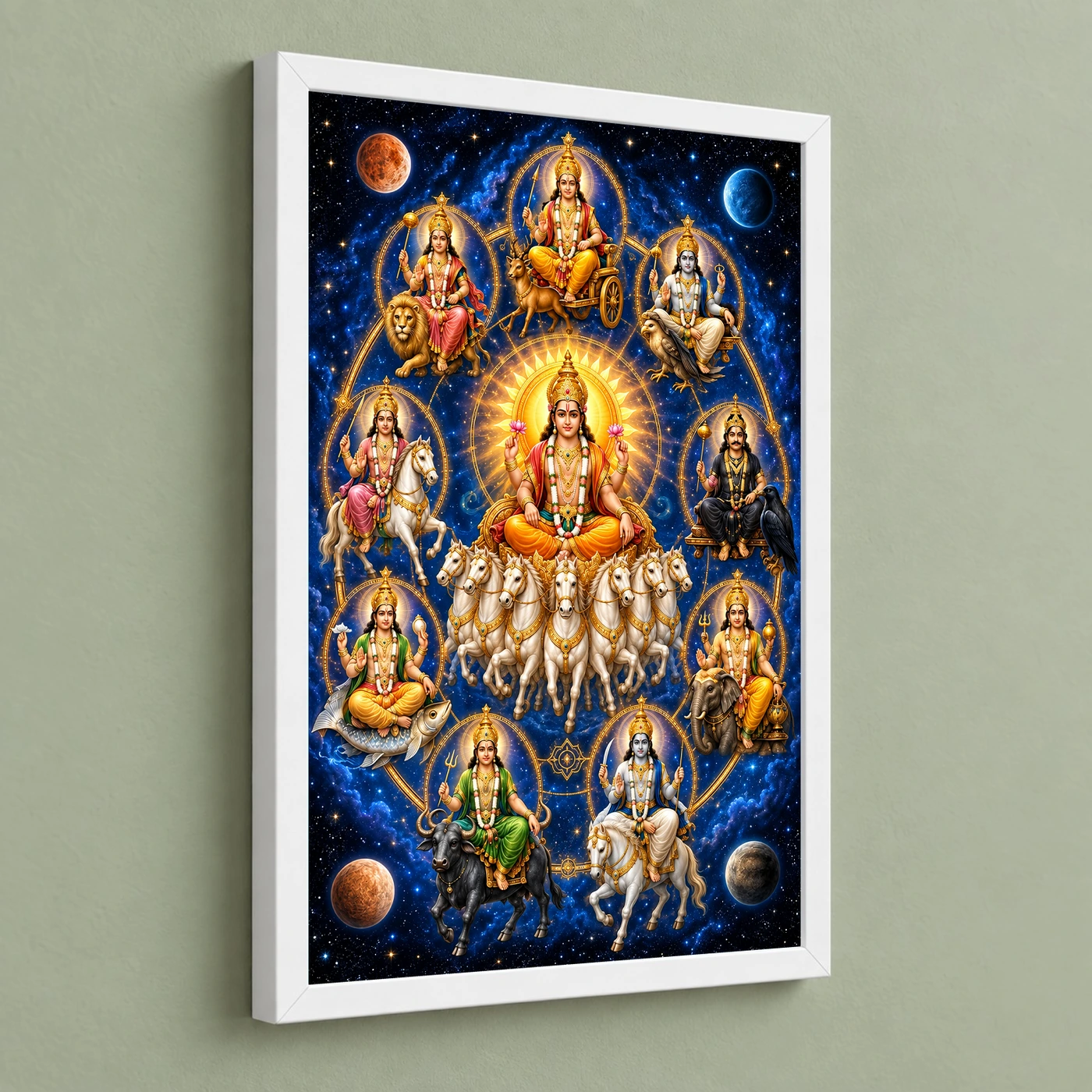 Navagraha Cosmic Mandala Photo Frame, view 5