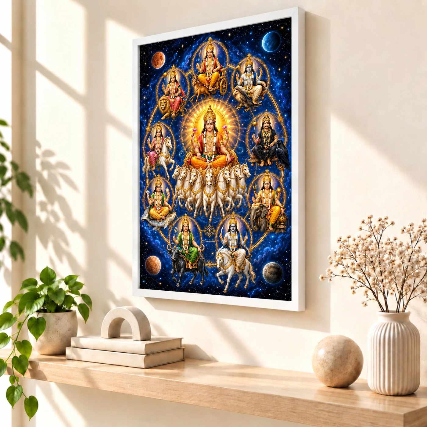 Navagraha Cosmic Mandala Photo Frame, view 7