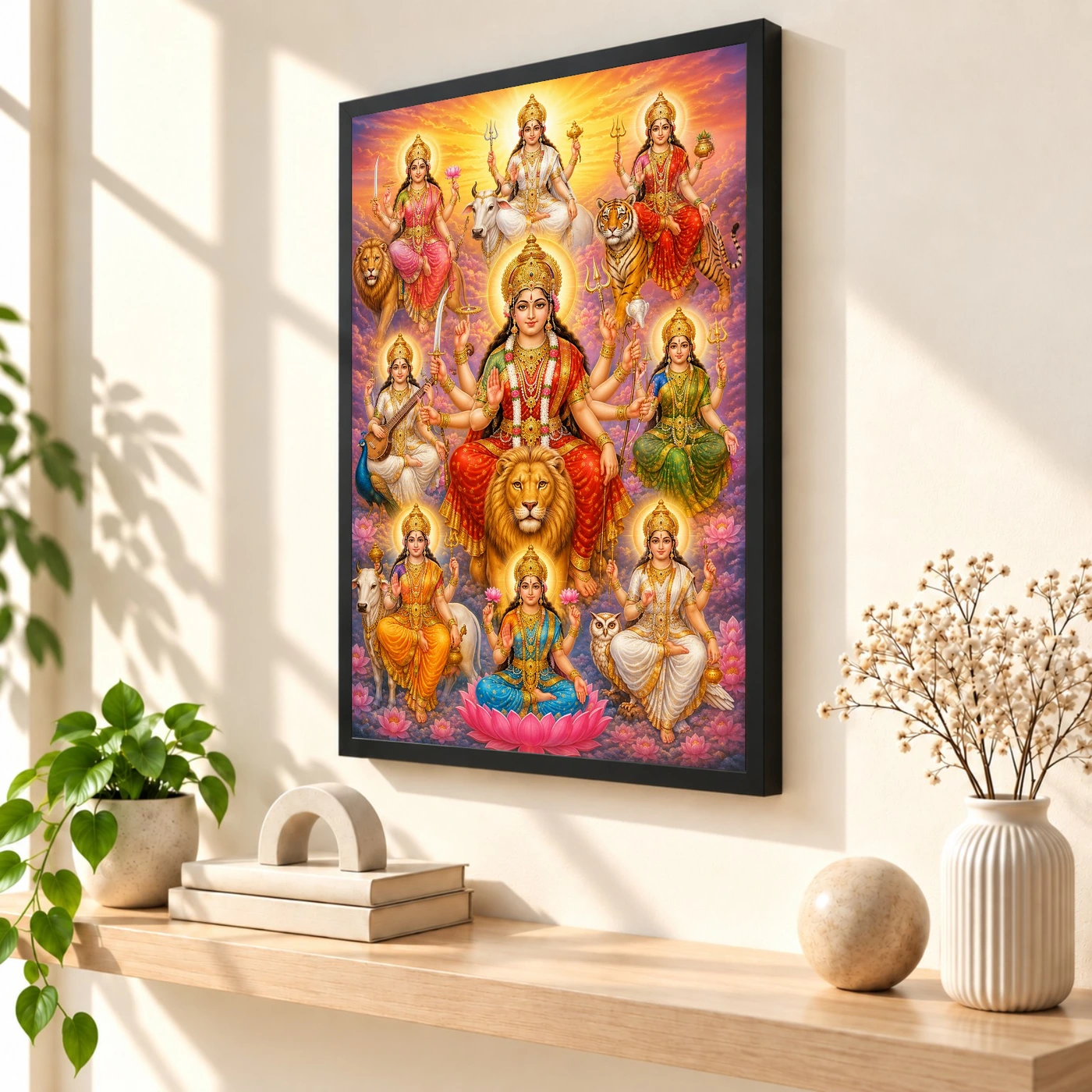 Navdurga Serene Sunrise Blessing Photo Frame, view 2