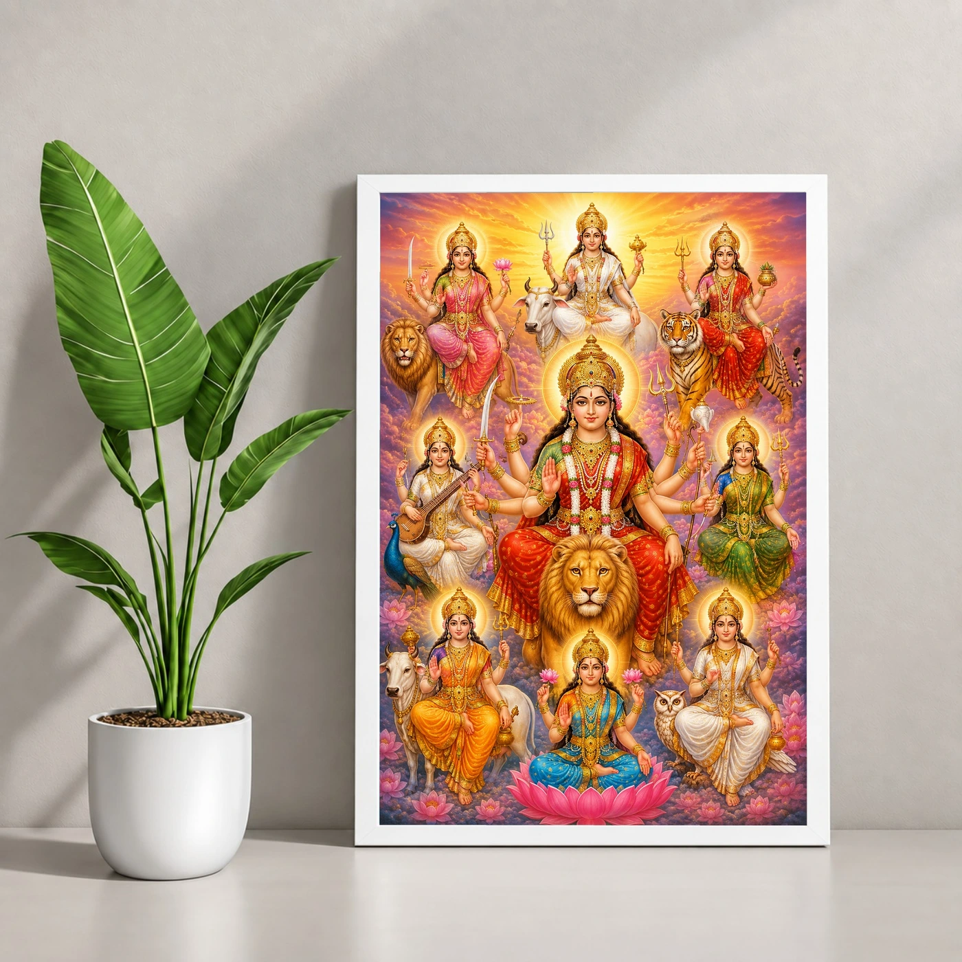 Navdurga Serene Sunrise Blessing Photo Frame, view 4