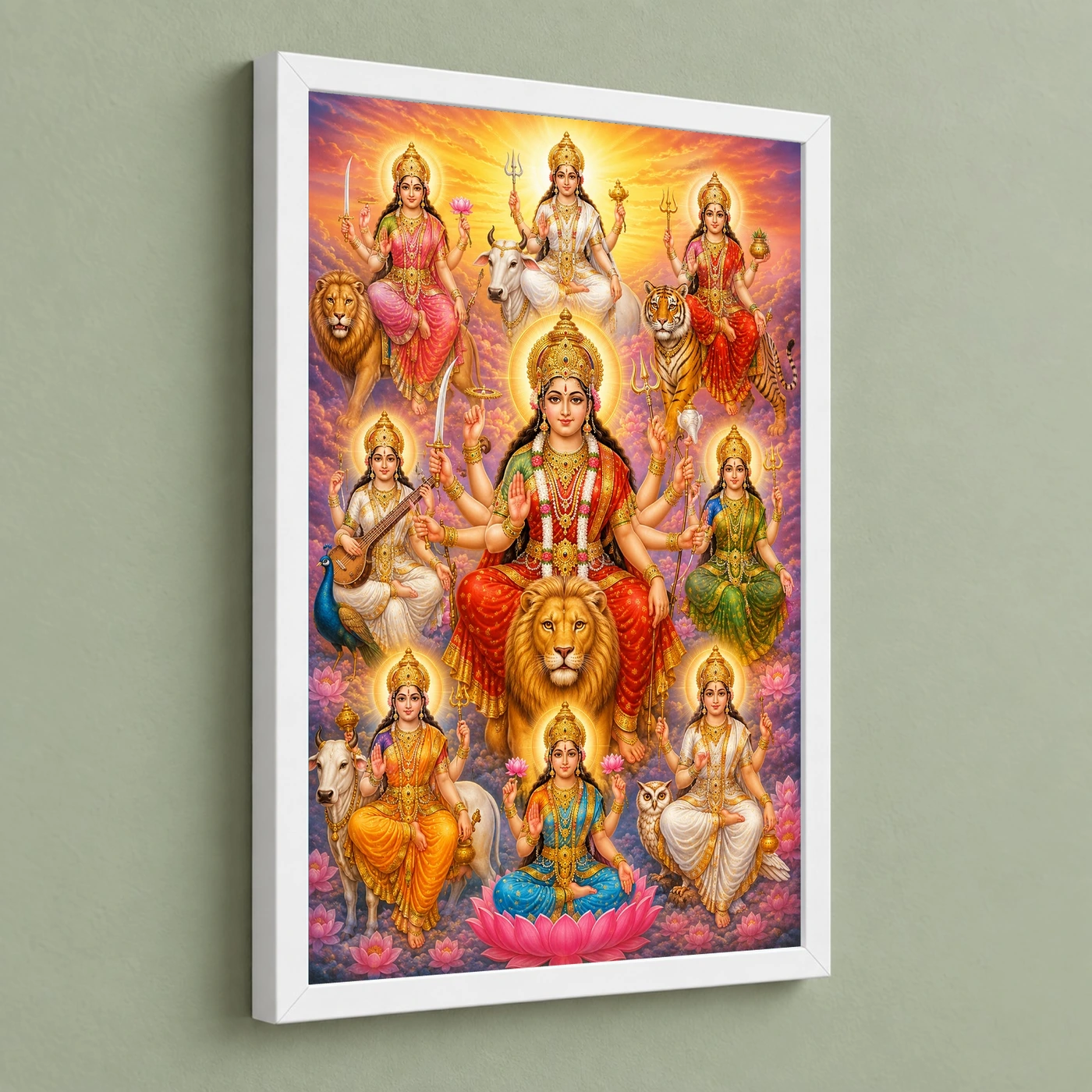 Navdurga Serene Sunrise Blessing Photo Frame, view 5