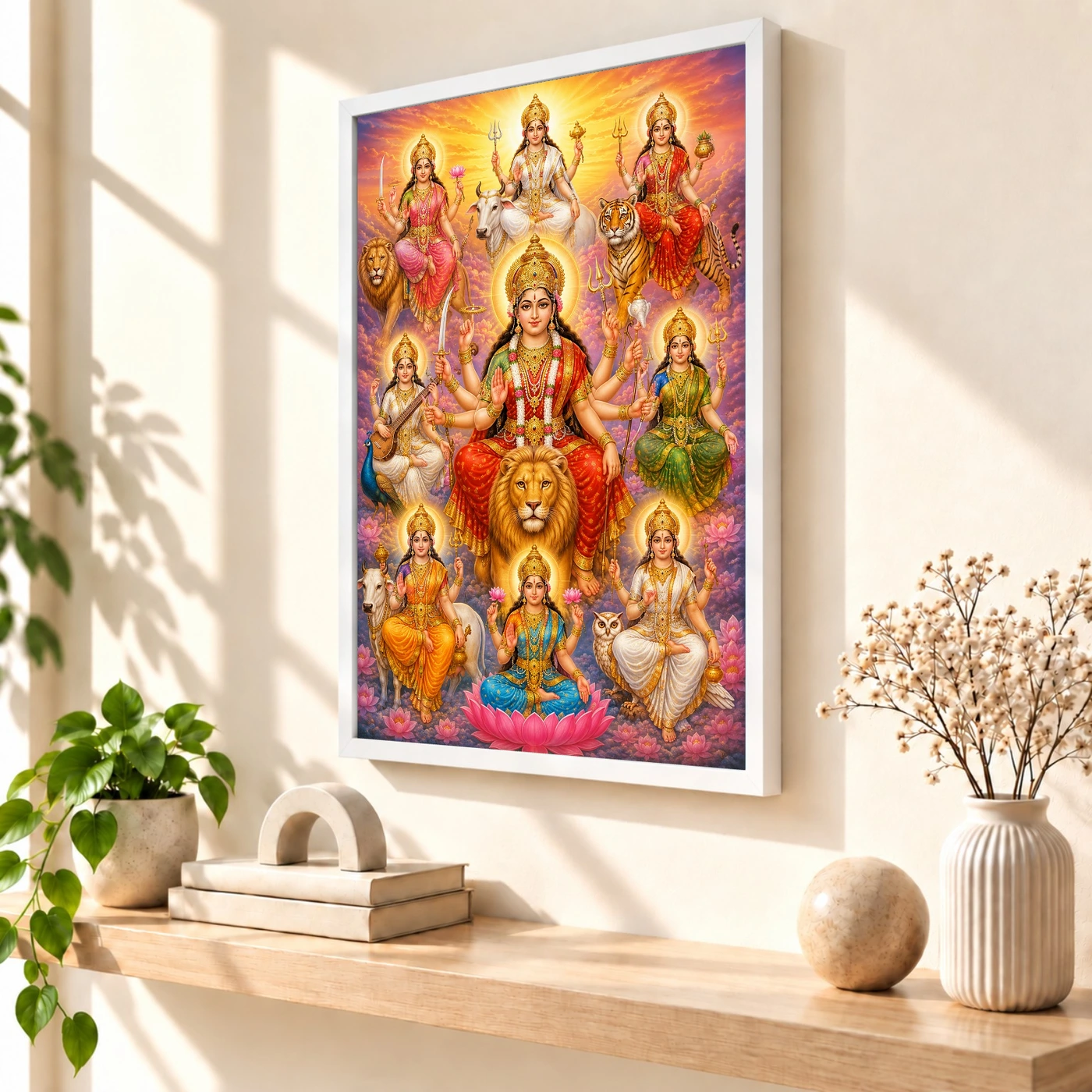 Navdurga Serene Sunrise Blessing Photo Frame, view 7