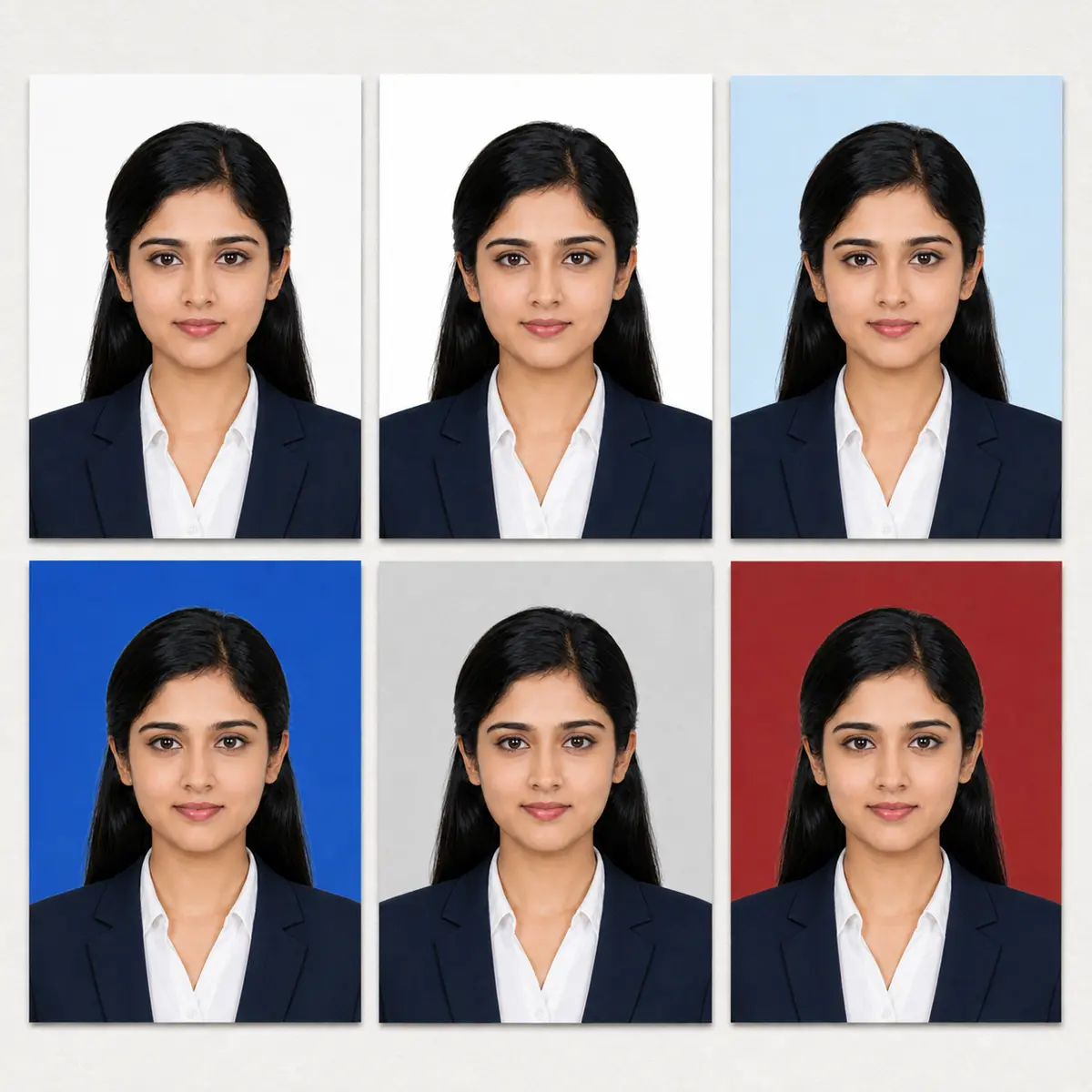 Passport Size Photo with White Background – Printed Copies, view 4