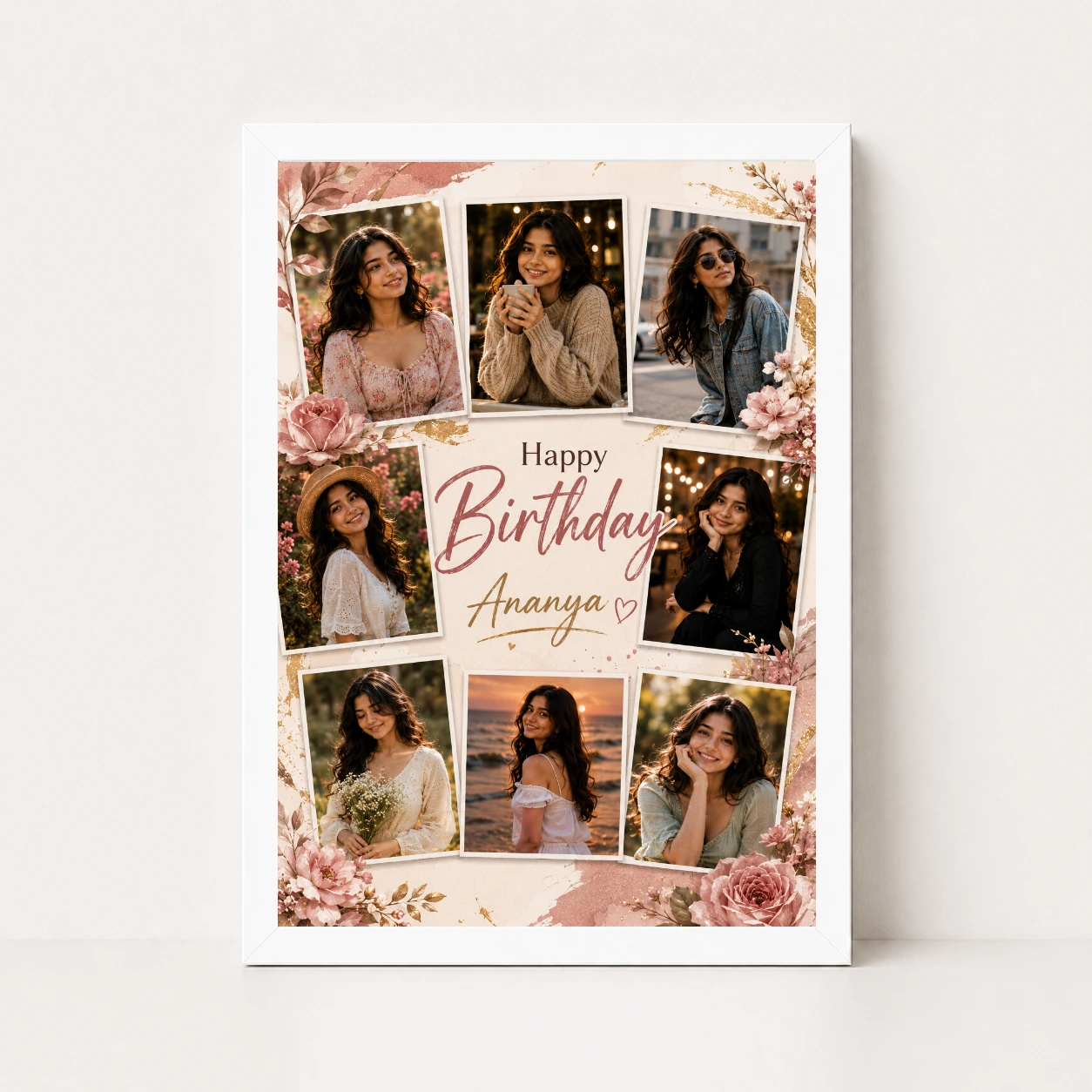 Personalized Birthday Photo Frame with Name and Photo, view 5