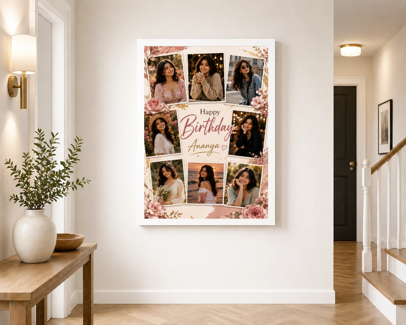 Personalized Birthday Photo Frame with Name and Photo, view 6