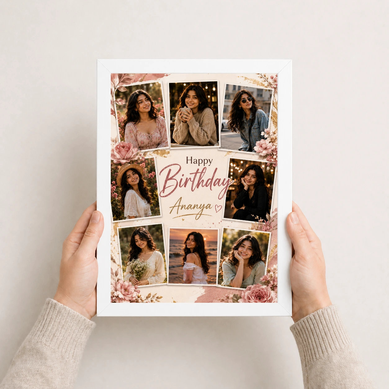 Personalized Birthday Photo Frame with Name and Photo, view 7