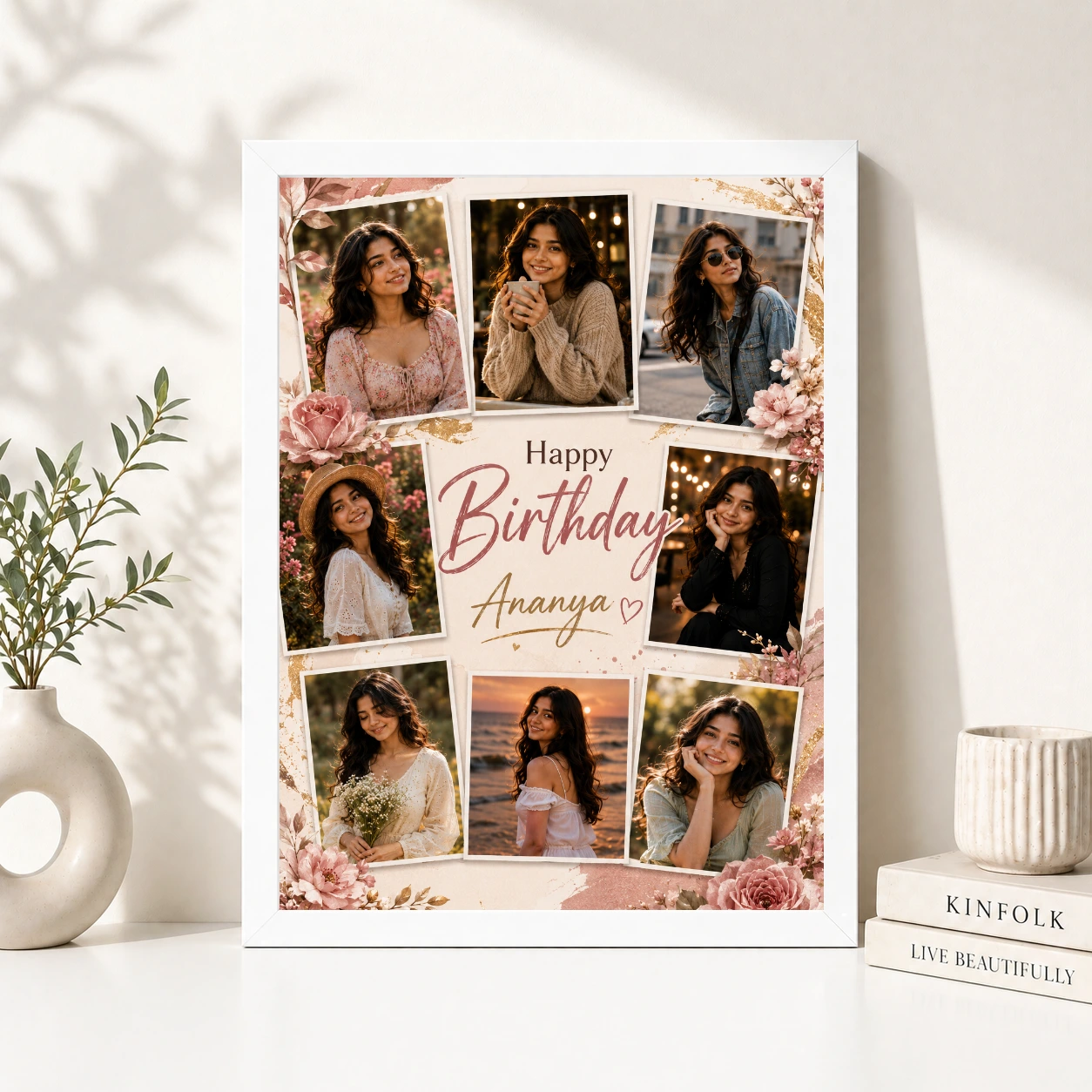 Personalized Birthday Photo Frame with Name and Photo, view 8