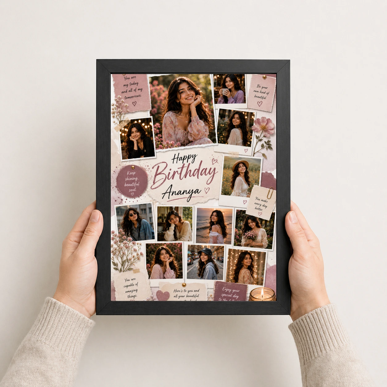 Personalized Birthday Photo Frame with Name, view 3