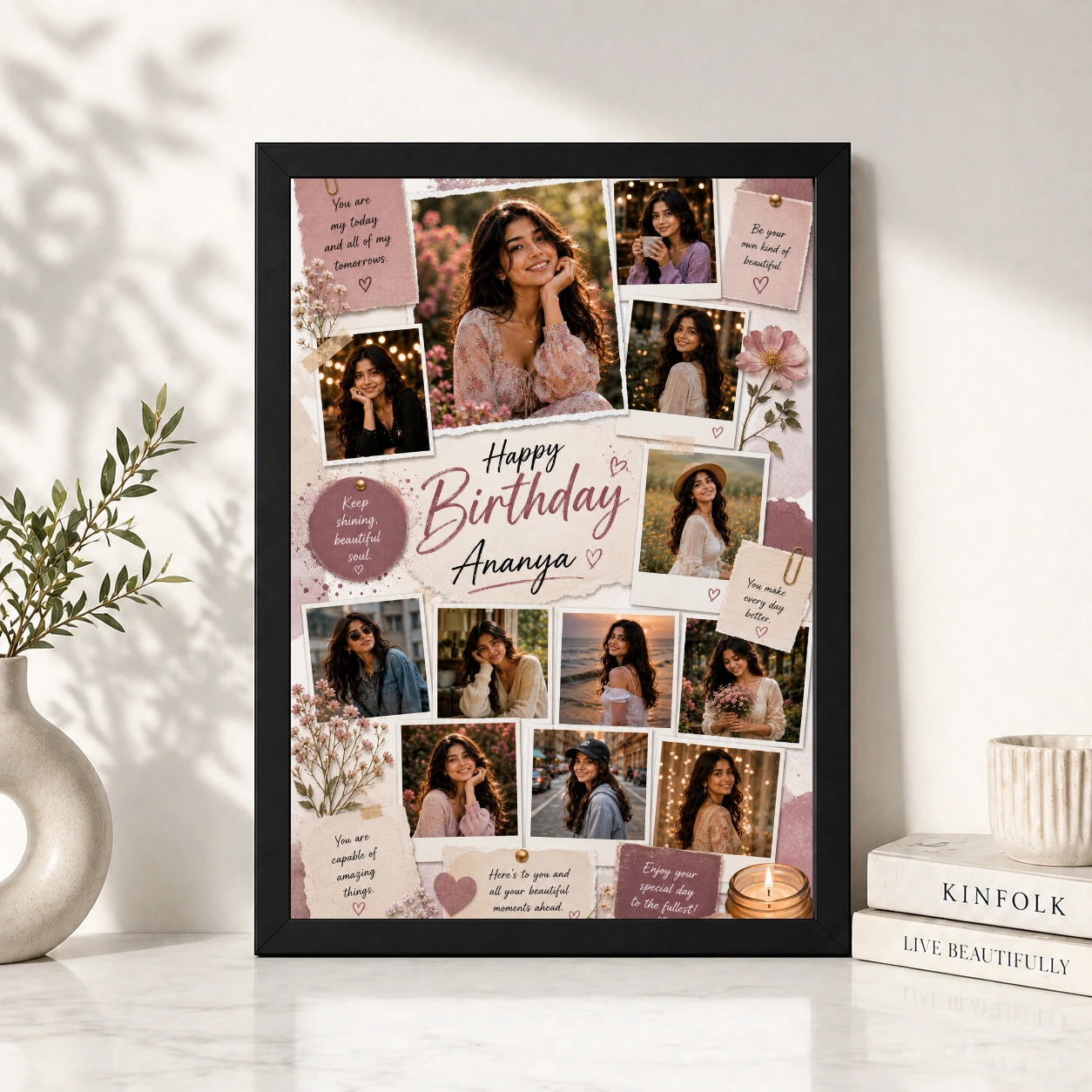 Personalized Birthday Photo Frame with Name, view 4