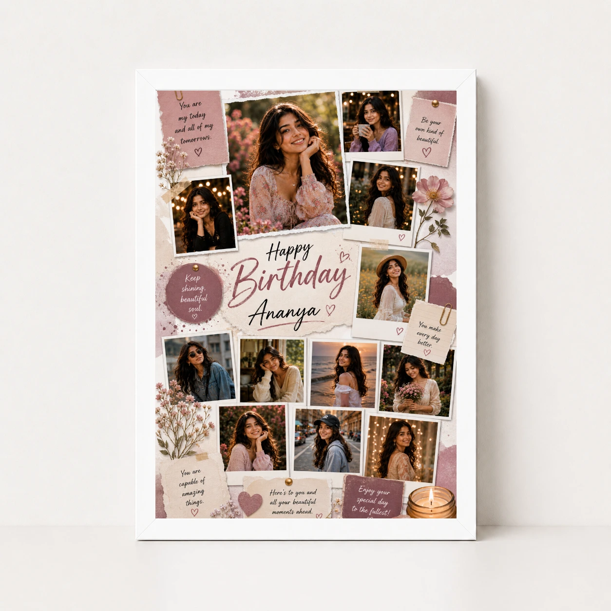 Personalized Birthday Photo Frame with Name, view 5