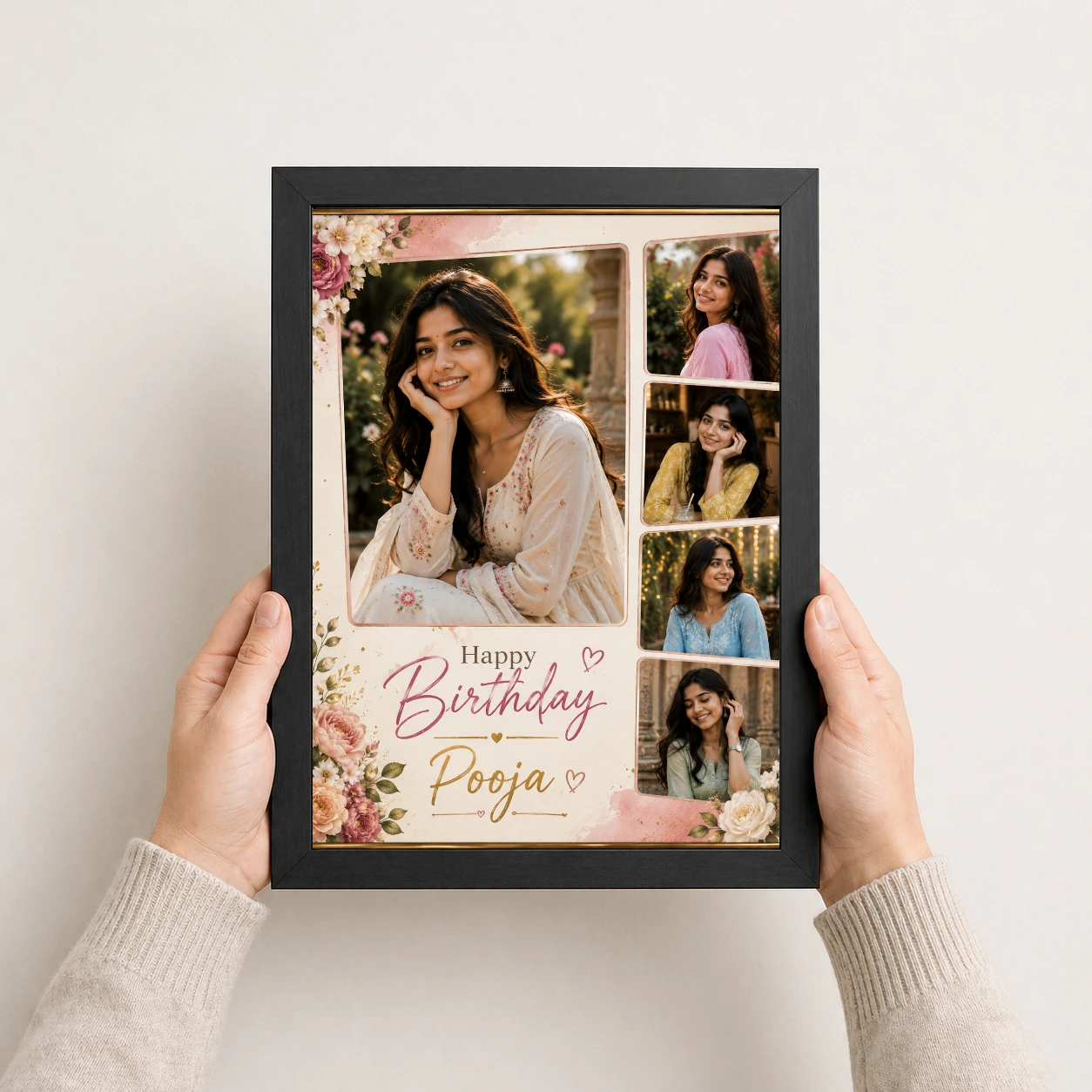 Personalized Birthday Table Photo Frame, view 3