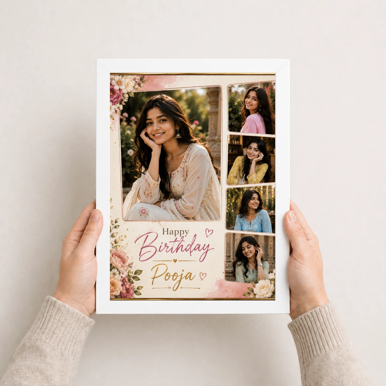 Personalized Birthday Table Photo Frame, view 7