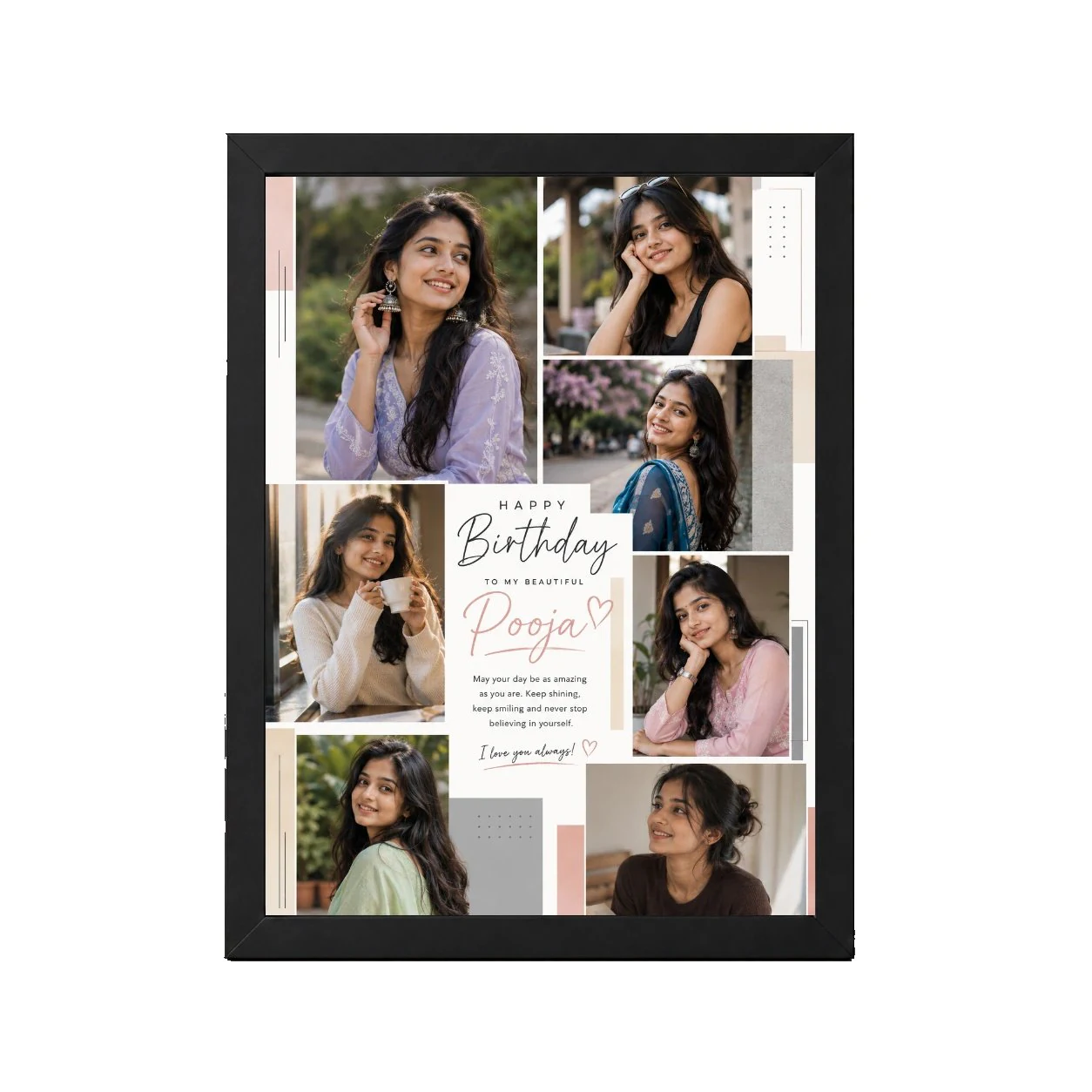 Personalized Love Birthday Photo Frame