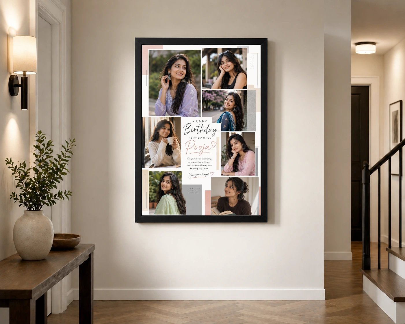 Personalized Love Birthday Photo Frame, view 2
