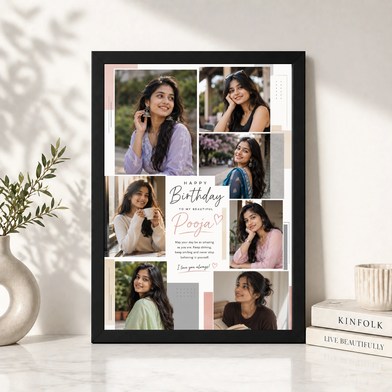Personalized Love Birthday Photo Frame, view 4