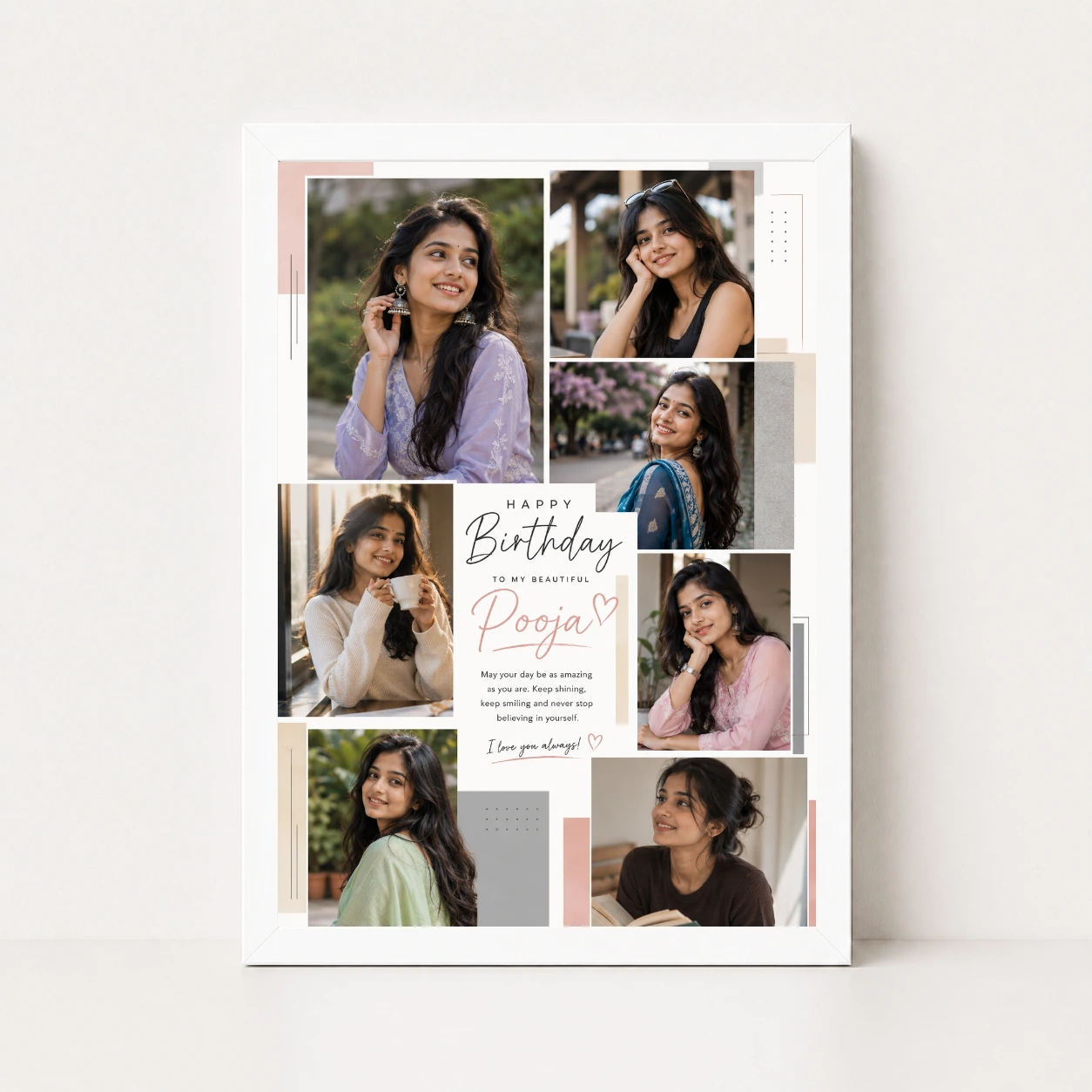 Personalized Love Birthday Photo Frame, view 5
