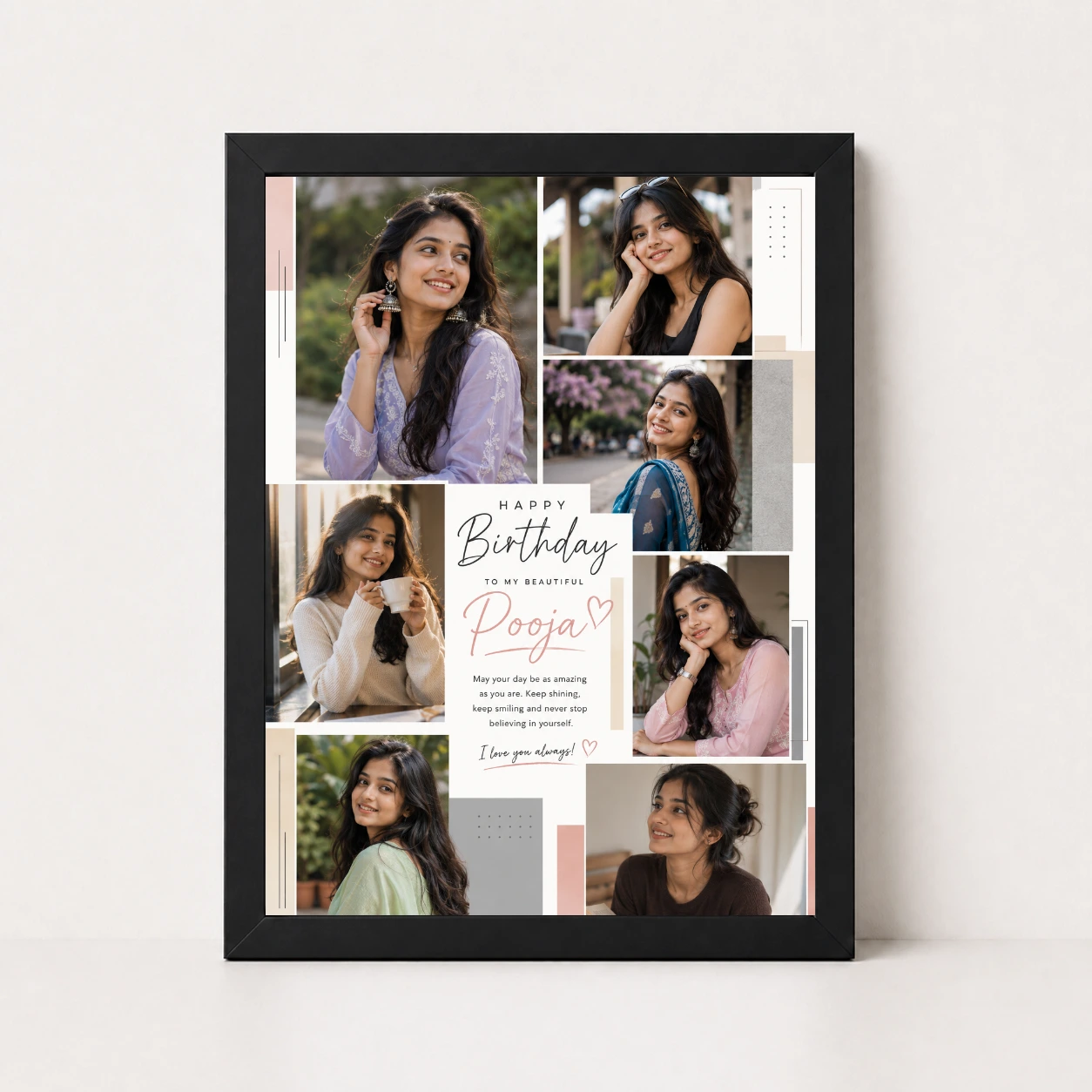 Personalized Love Birthday Photo Frame, view 9