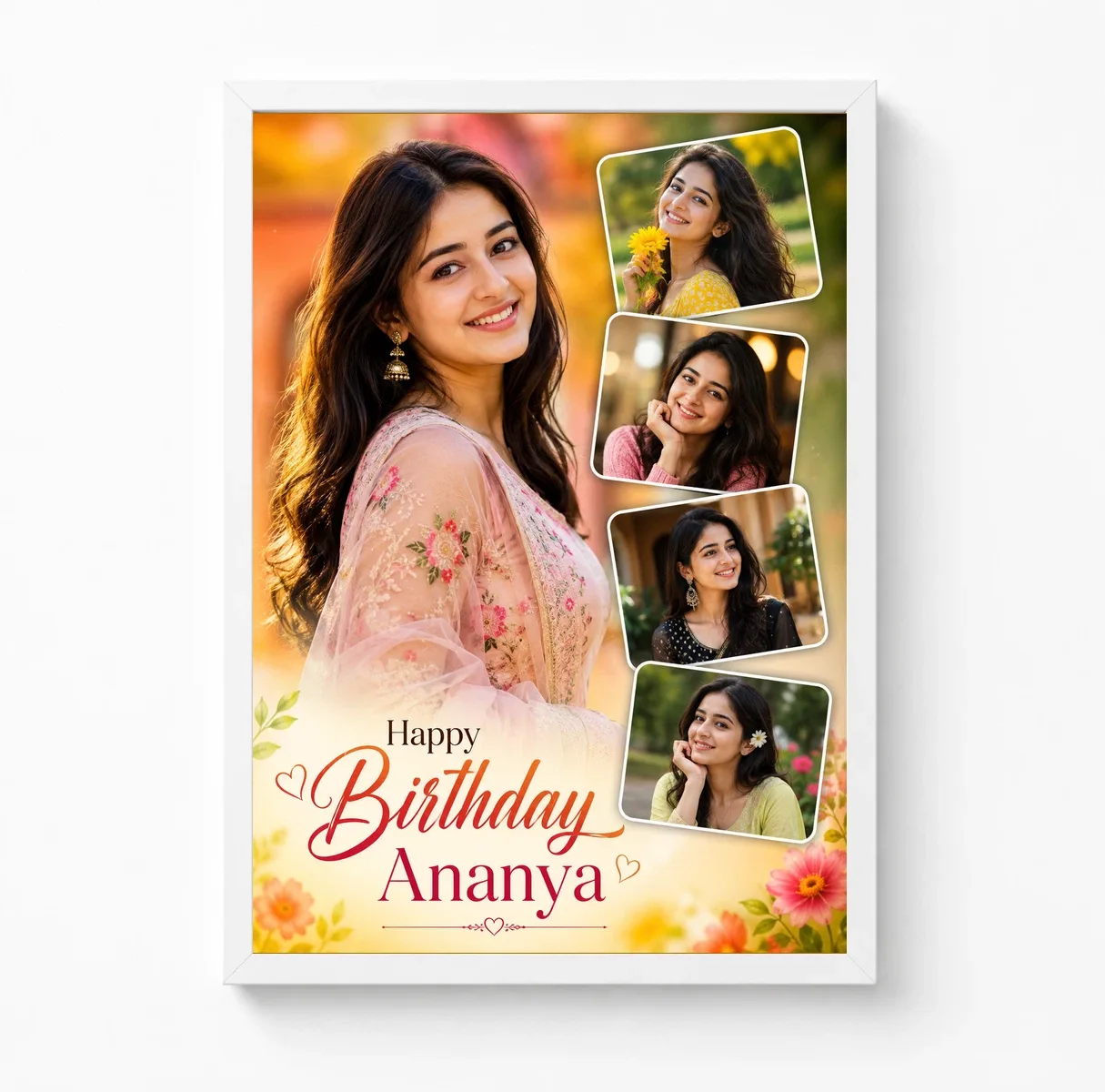 Personalized Wife Birthday Photo Frame With Name, view 3