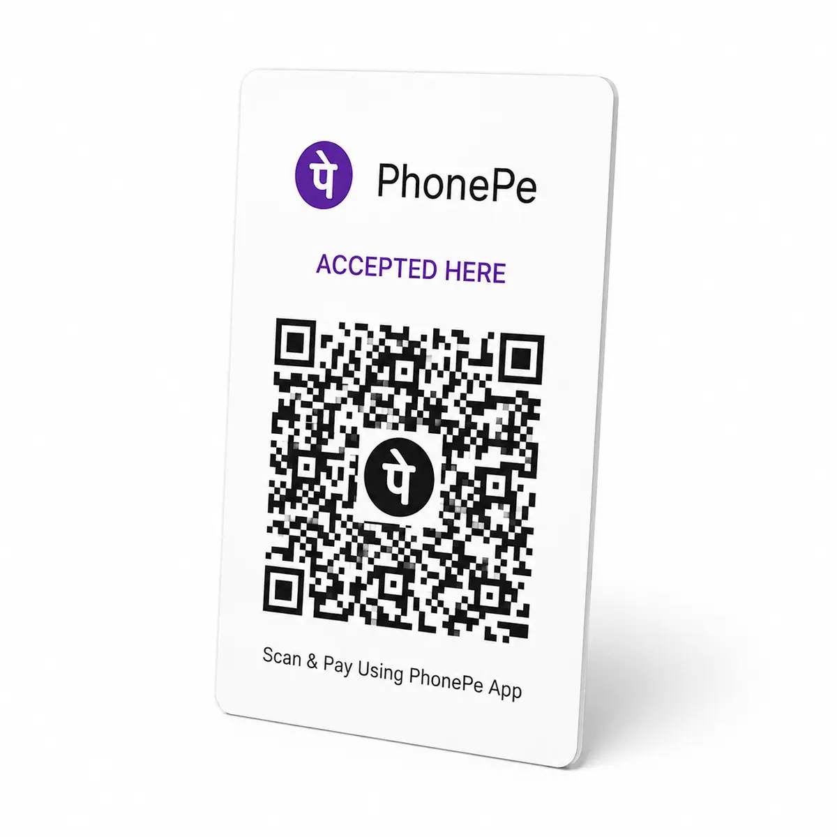 PhonePe QR Code PVC Card, view 5