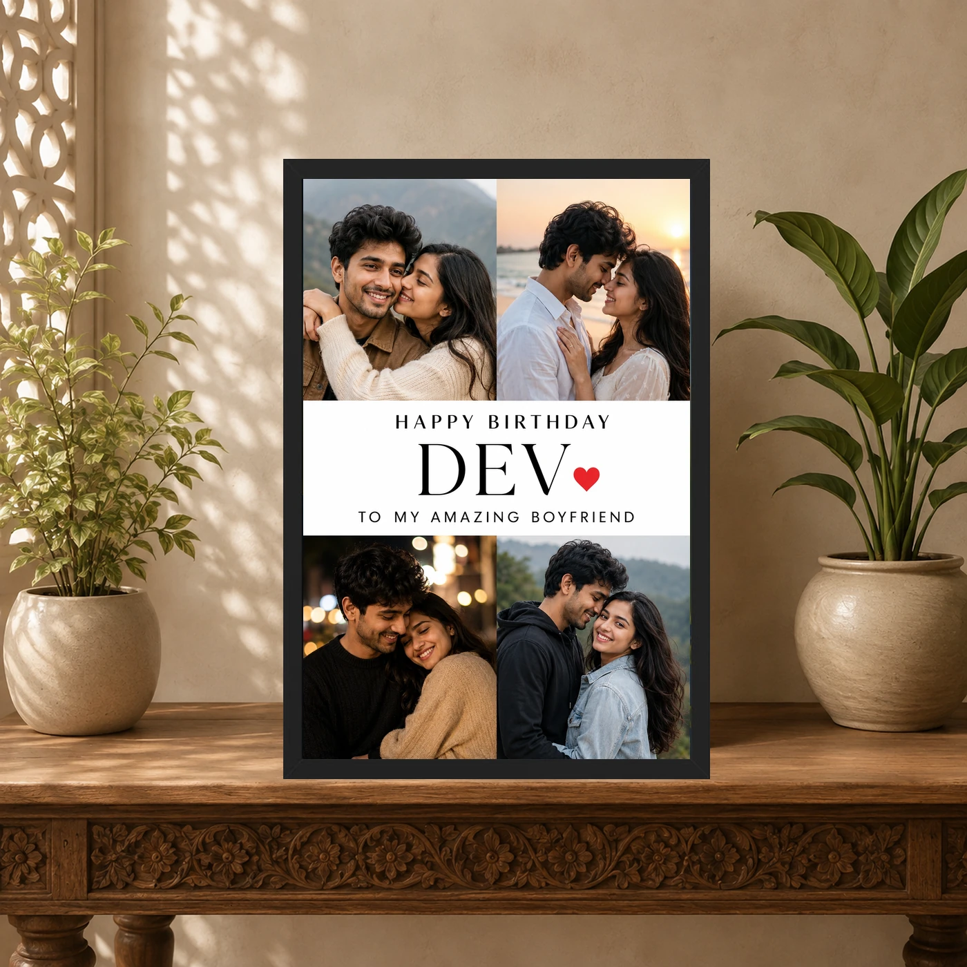 Photo Frame for Boyfriend Birthday Couple 5 Photo, view 5