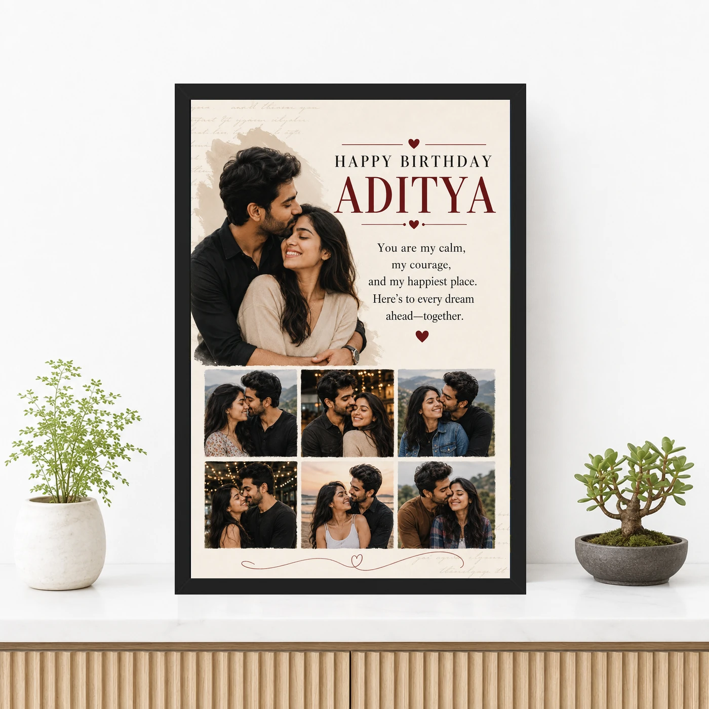 Photo Frame for Husband Birthday Wishes, view 3