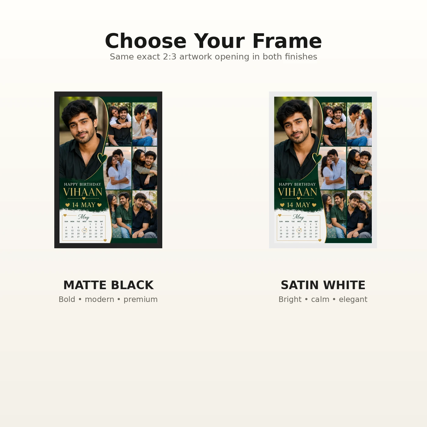 Photo Frame Gift for Boyfriend Birthday My Love Design, view 7