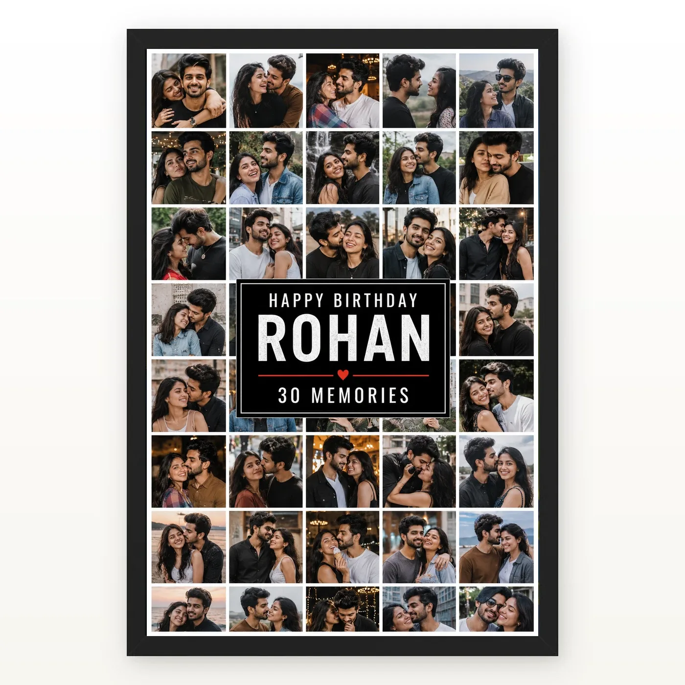 Photo Frame Gift Ideas for Boyfriend Birthday Unique Design