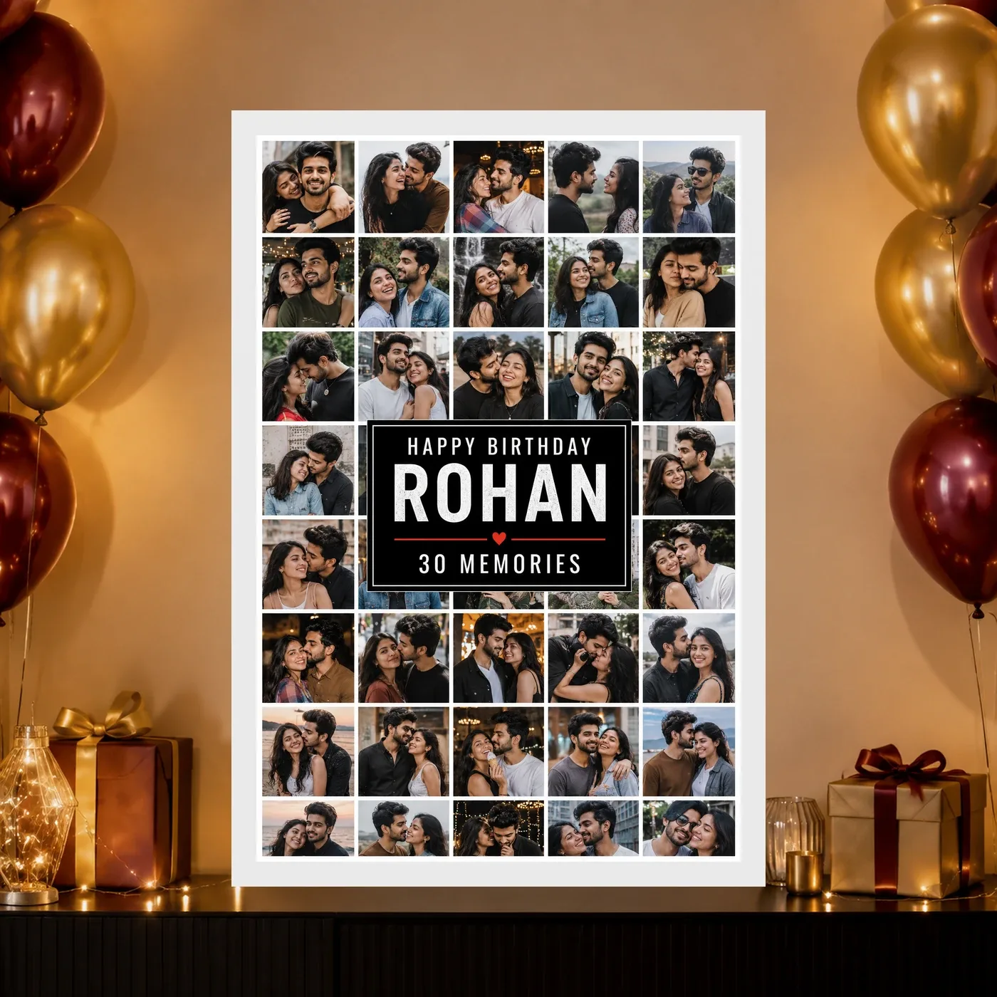 Photo Frame Gift Ideas for Boyfriend Birthday Unique Design, view 10