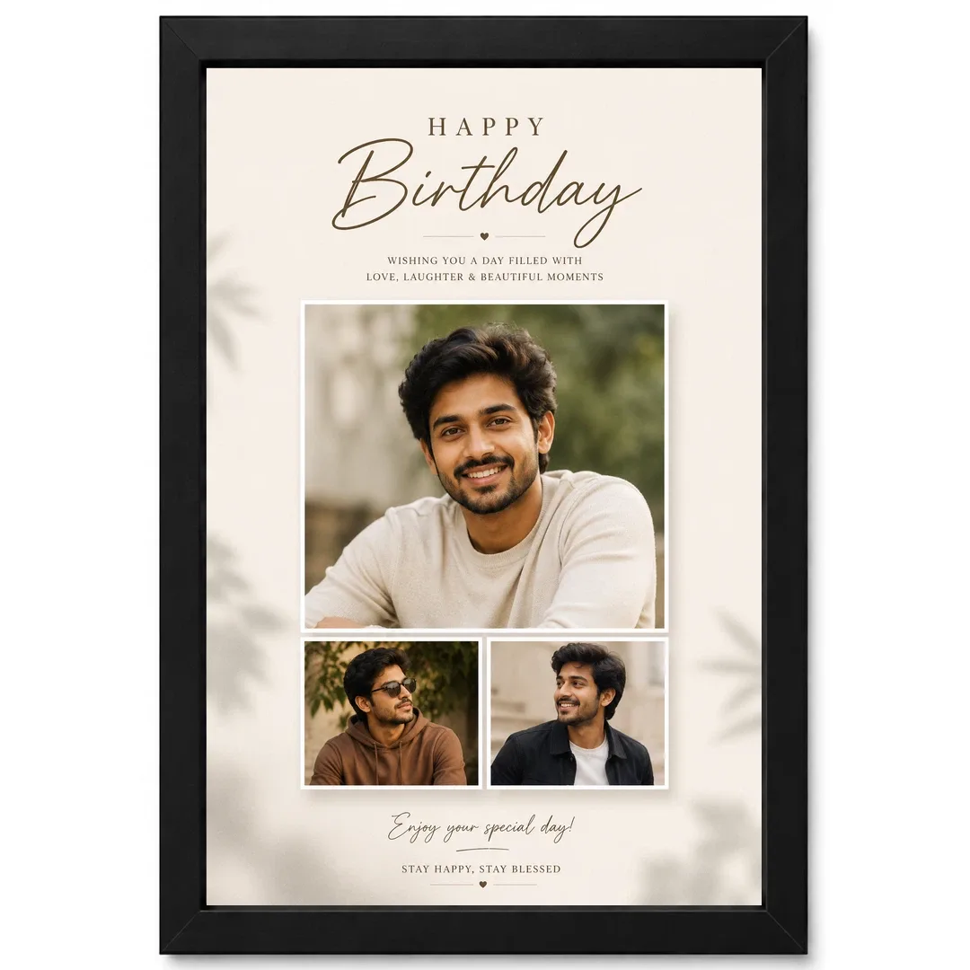 Photo Frame Gift Ideas for Boyfriend Birthday Unique Design, view 12