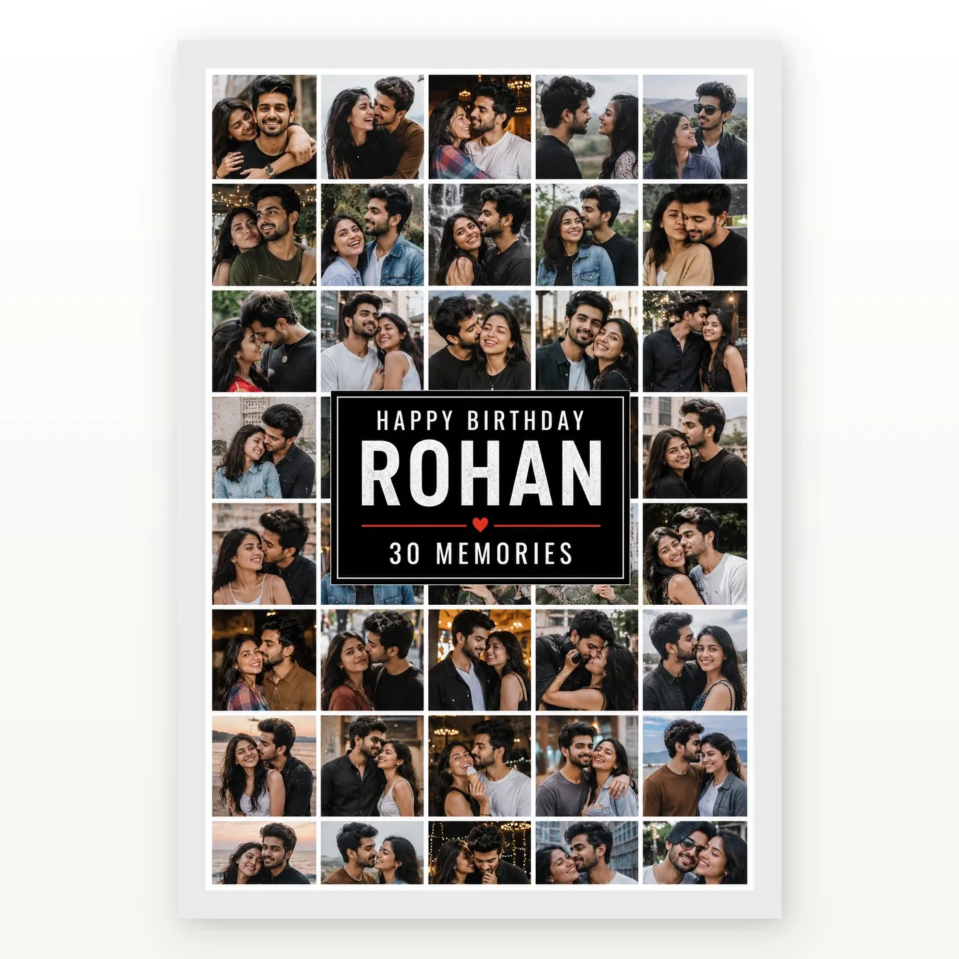Photo Frame Gift Ideas for Boyfriend Birthday Unique Design, view 2