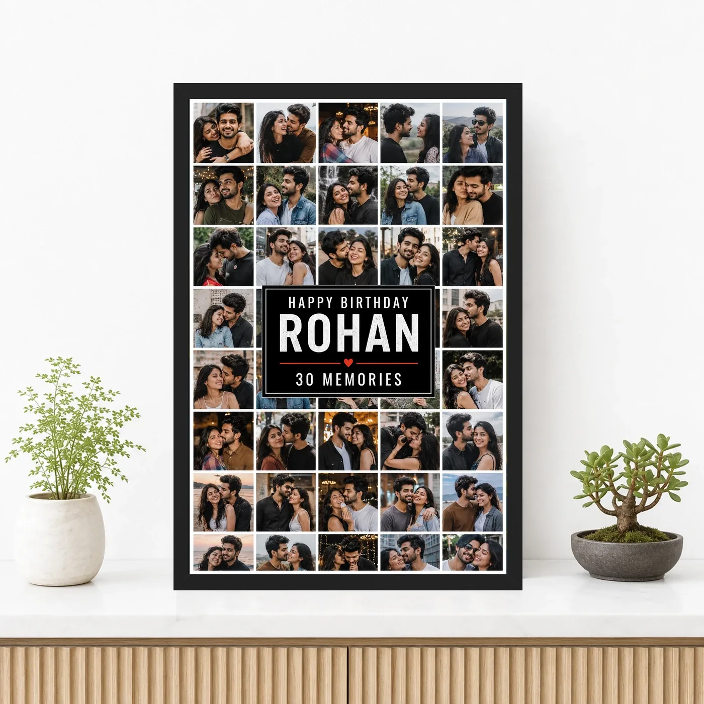 Photo Frame Gift Ideas for Boyfriend Birthday Unique Design, view 3