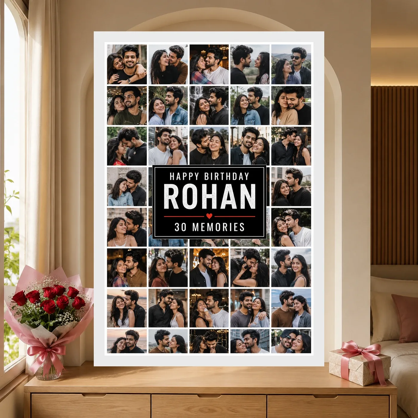 Photo Frame Gift Ideas for Boyfriend Birthday Unique Design, view 6