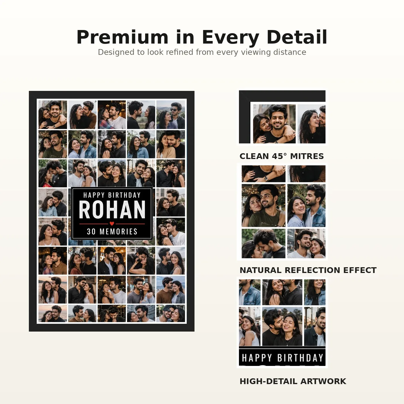 Photo Frame Gift Ideas for Boyfriend Birthday Unique Design, view 9