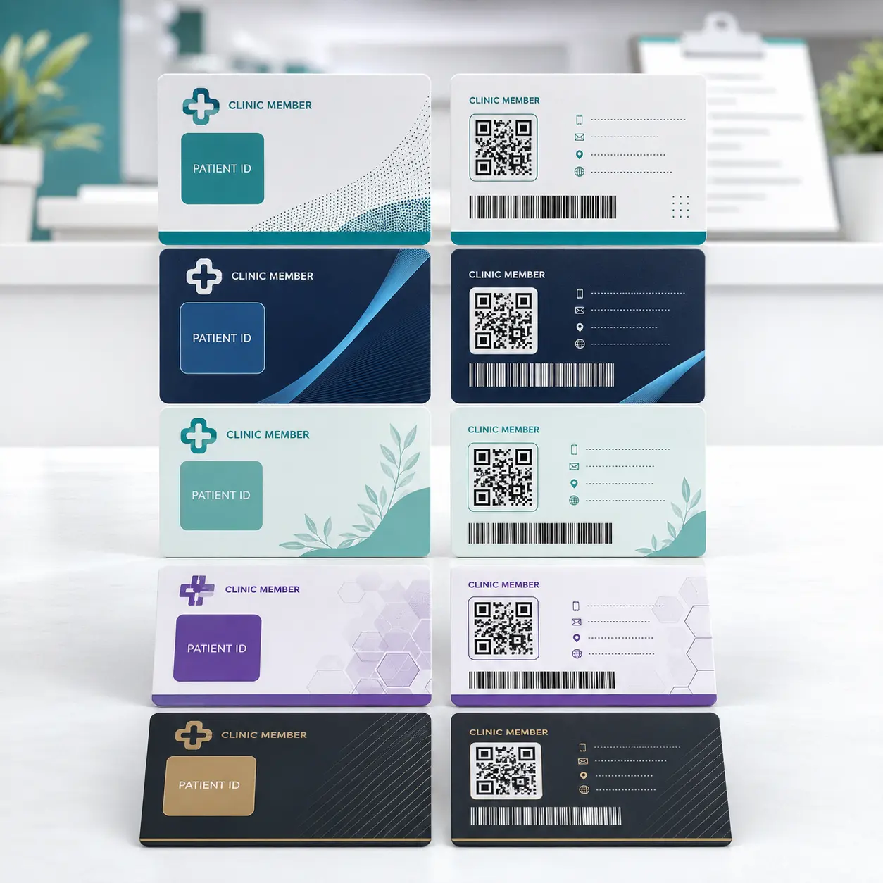 Clinic Patient Card Printing, view 2