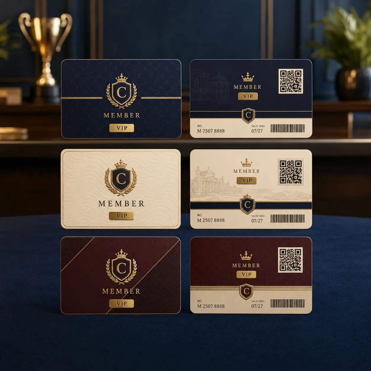 Club Membership Card Printing, view 2