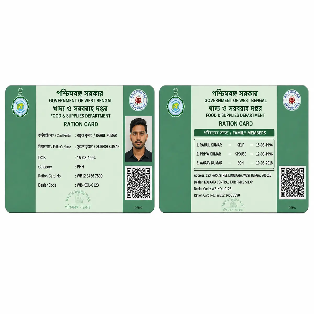 PVC Ration Card Print Online, view 3