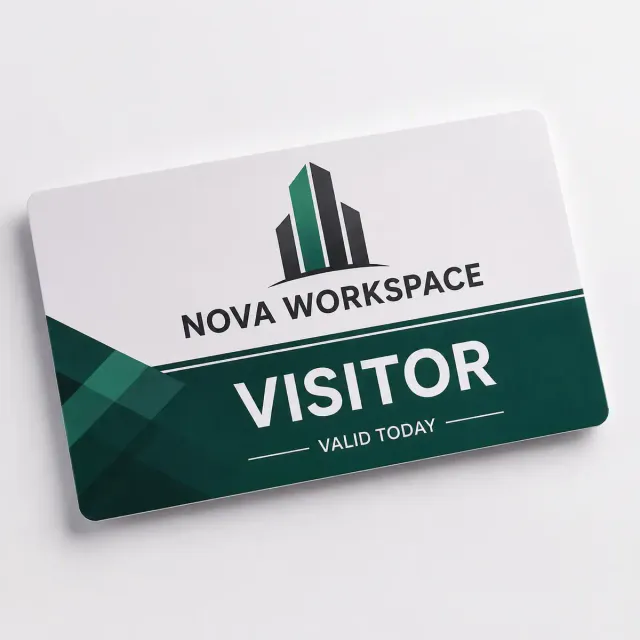 Visitor Pass Card Printing
