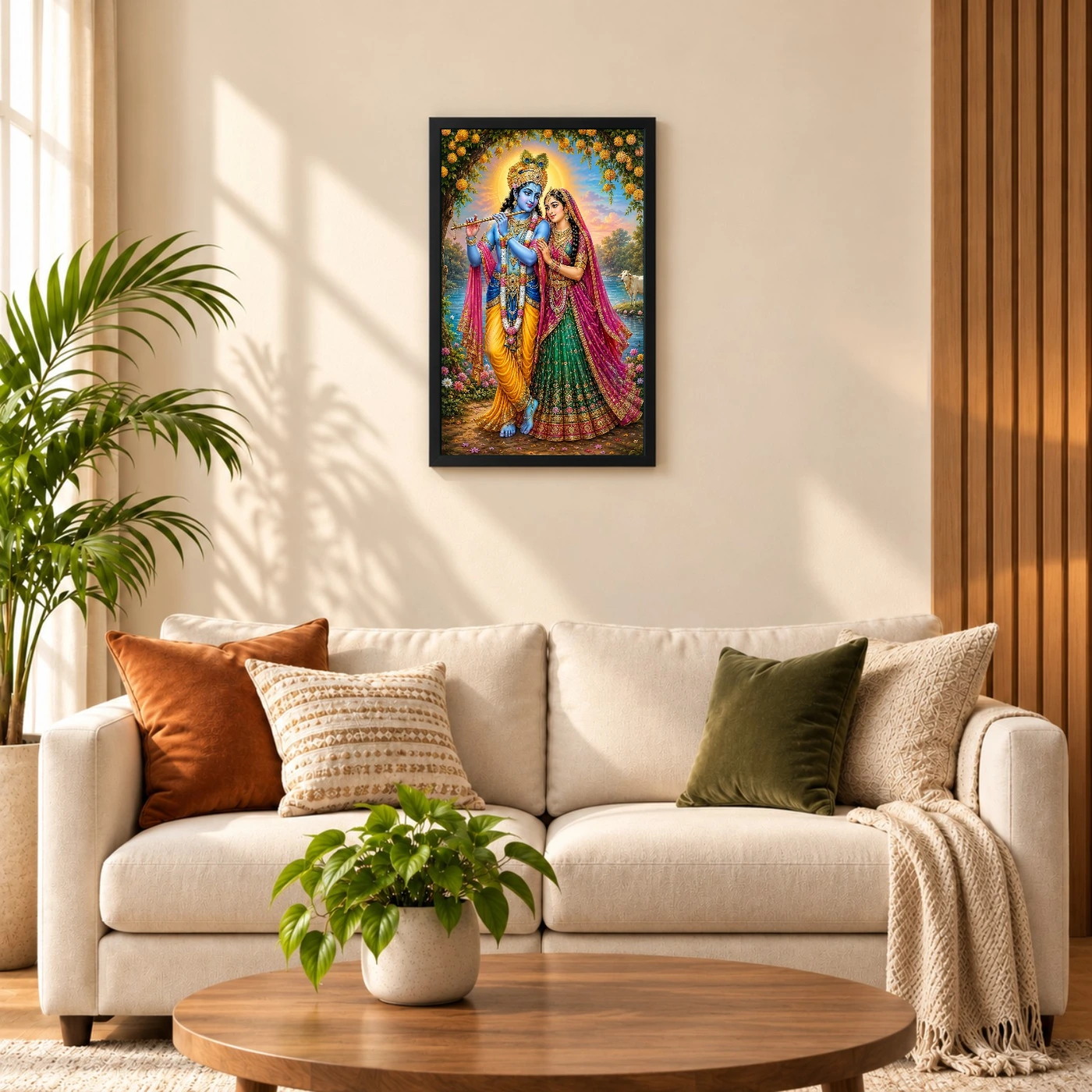 Radha Krishna — Vrindavan Divine Love Frame, view 8