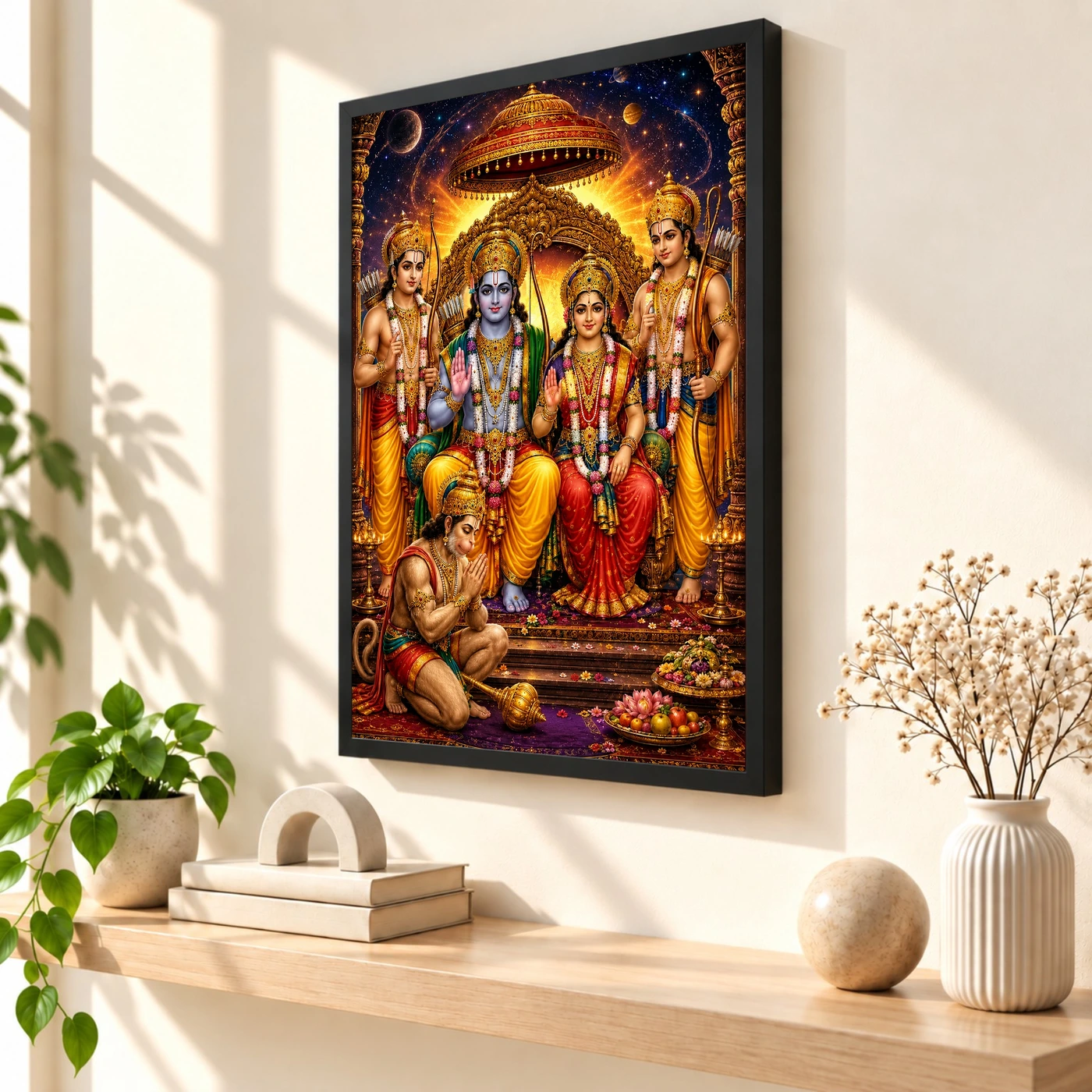 Ram Darbar Cosmic Celestial Aura Photo Frame, view 2