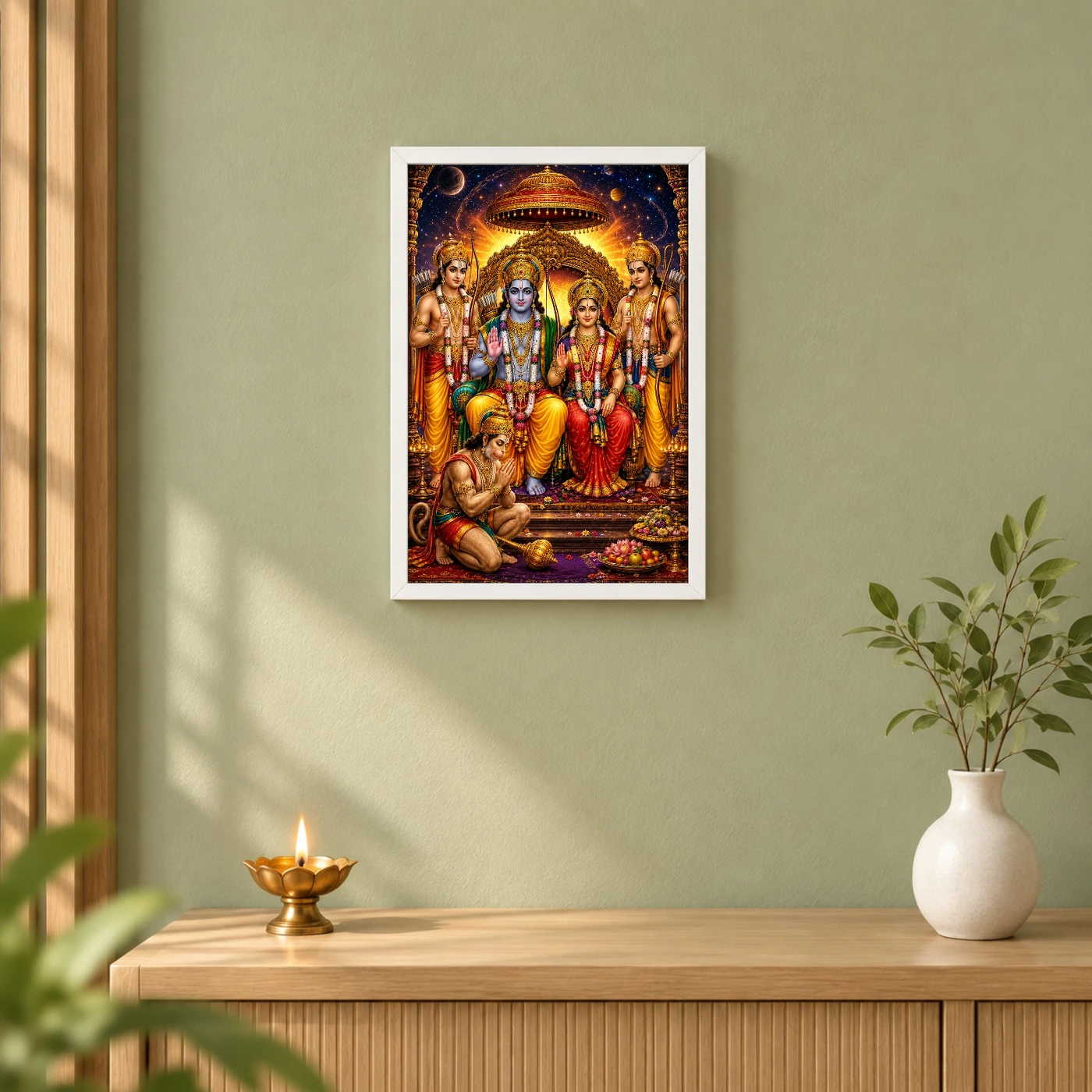 Ram Darbar Cosmic Celestial Aura Photo Frame, view 6